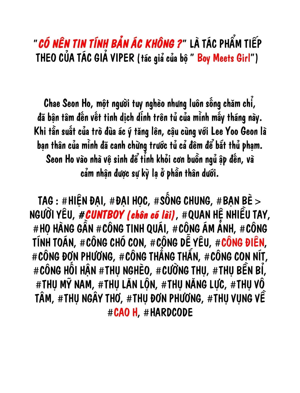 CÓ TIN VÀO TÍNH BẢN ÁC KHÔNG ?