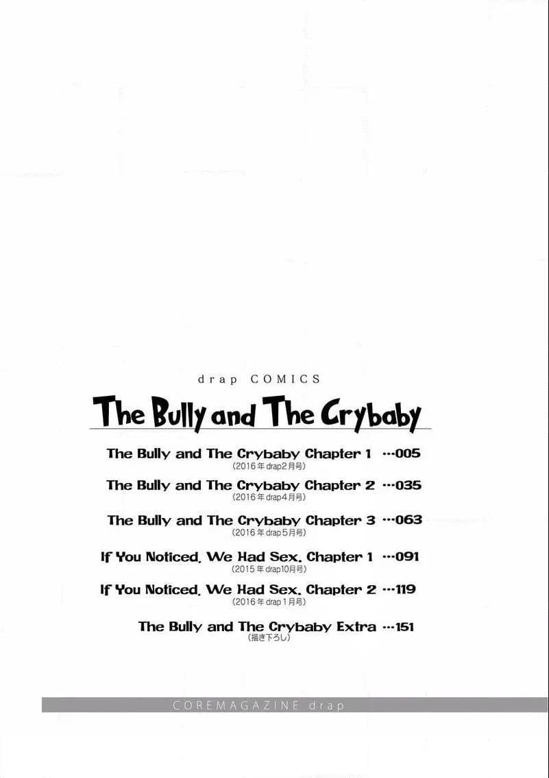 Kẻ bắt nạt và cậu bạn khóc nhè