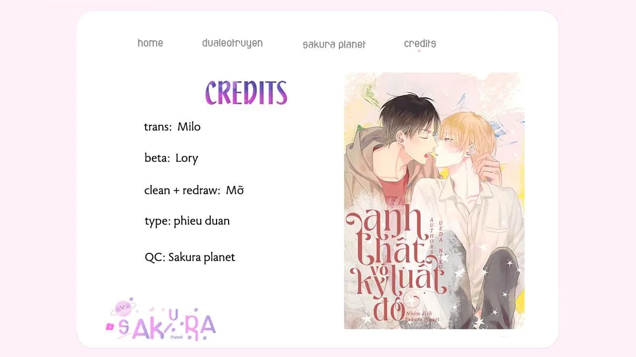 Anh thật vô kỉ luật đấy