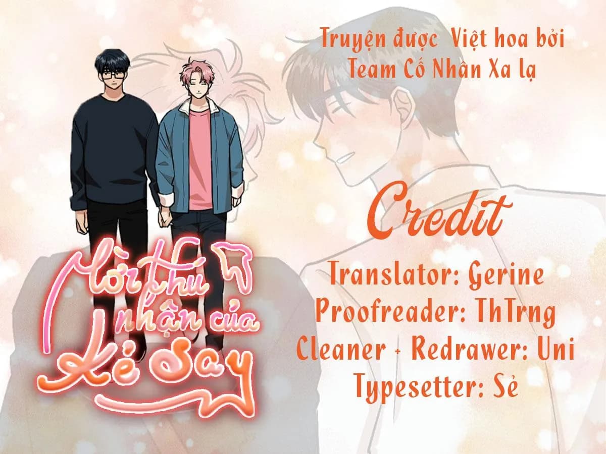 Lời thú nhận của kẻ say