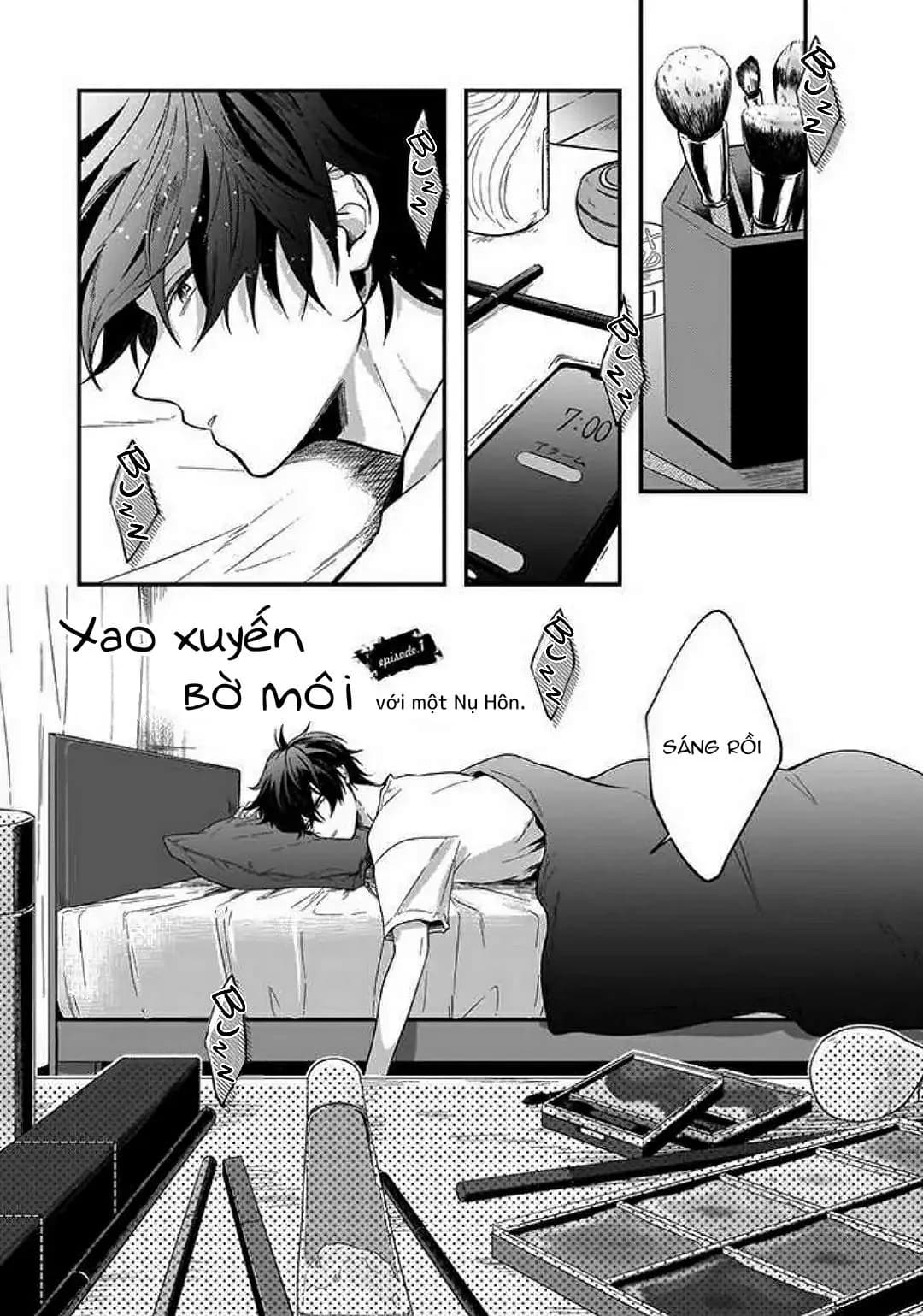 Xao xuyến bờ môi bởi một nụ hôn