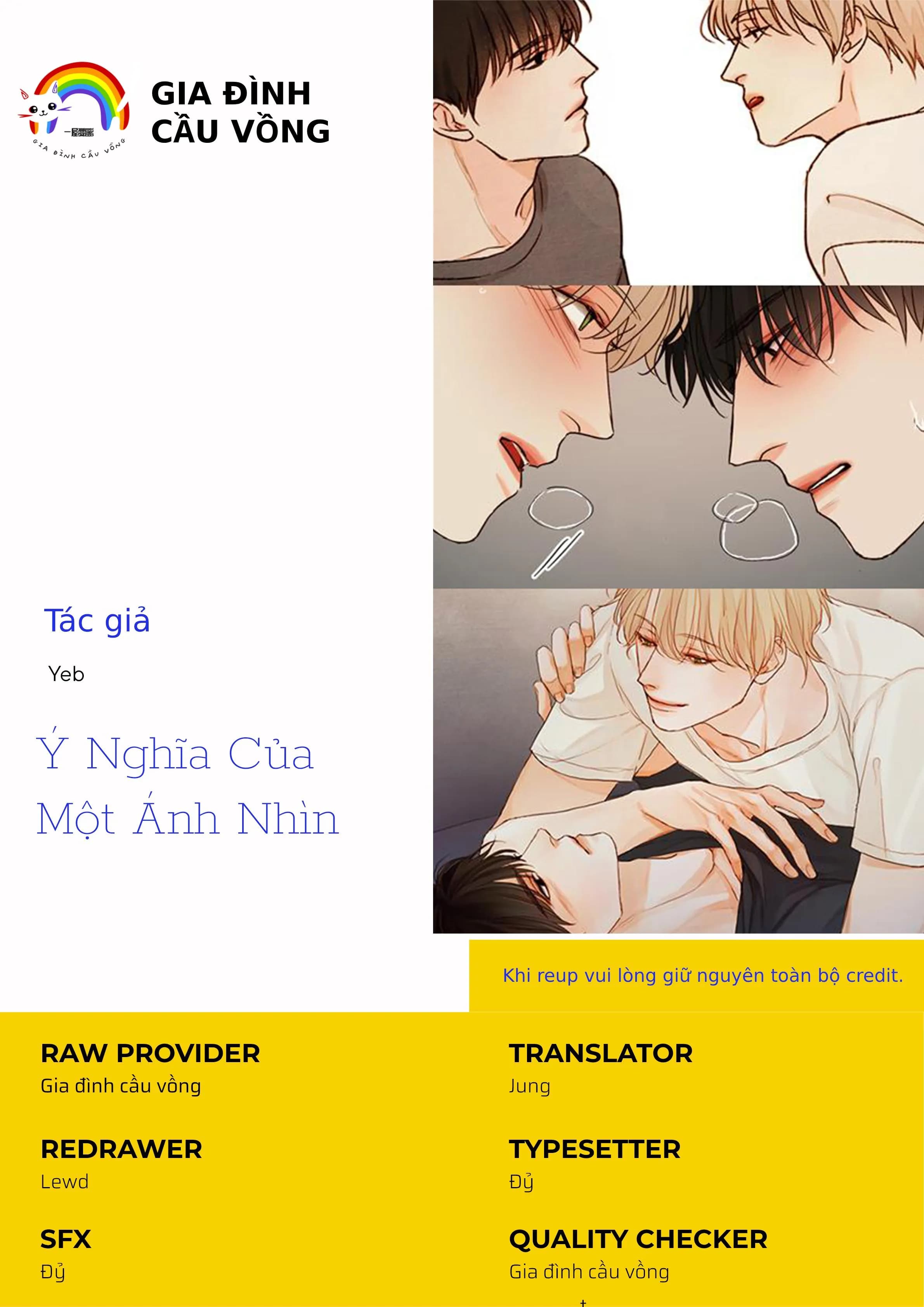 Ý nghĩa của một ánh nhìn