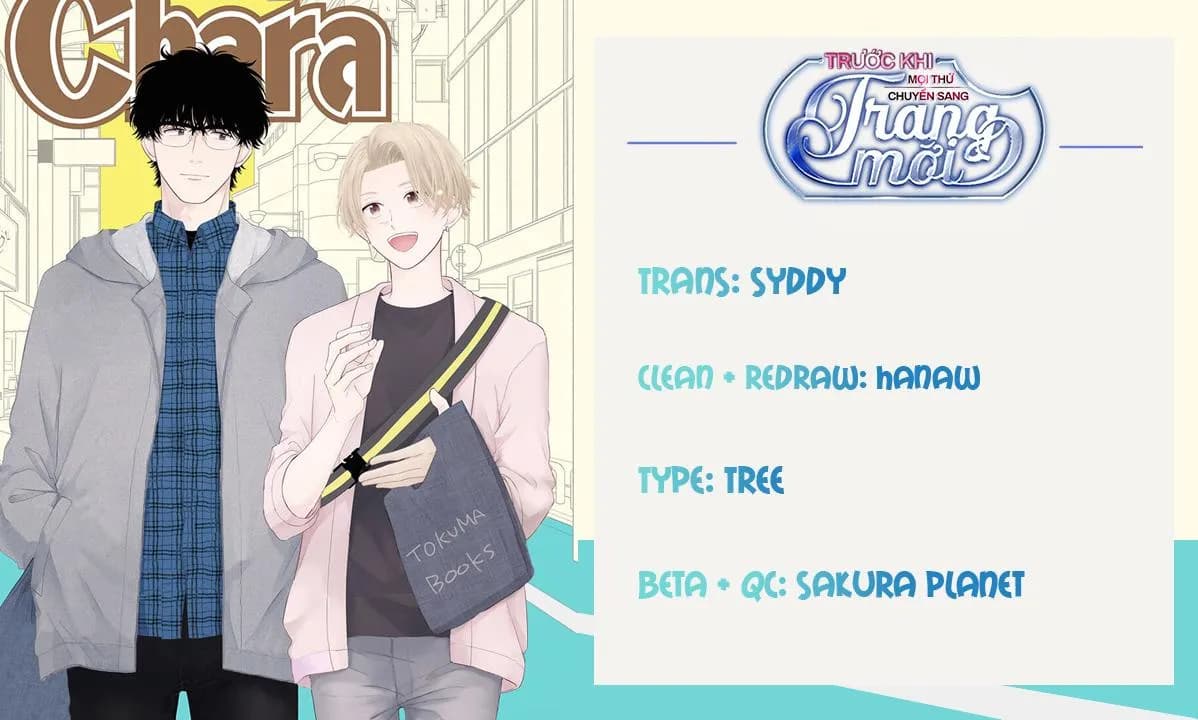 Trước khi mọi thứ chuyển sang trang mới