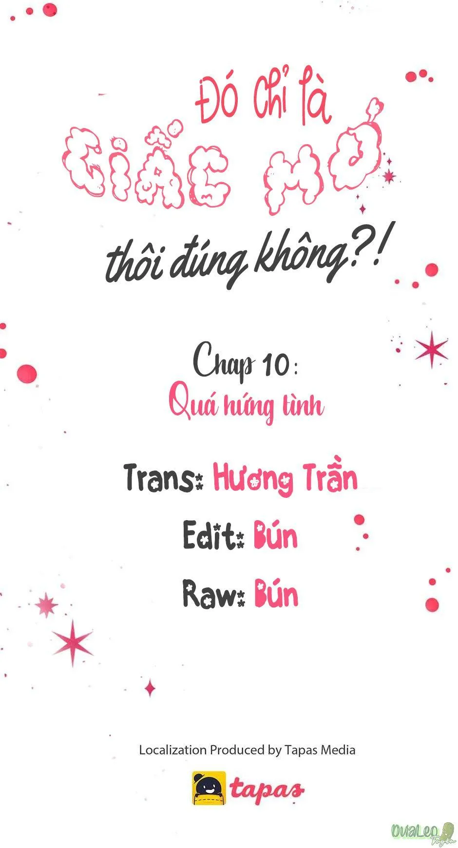 Chỉ Là Giấc Mơ Thôi Phải Không? Chapter 10 Trang 18
