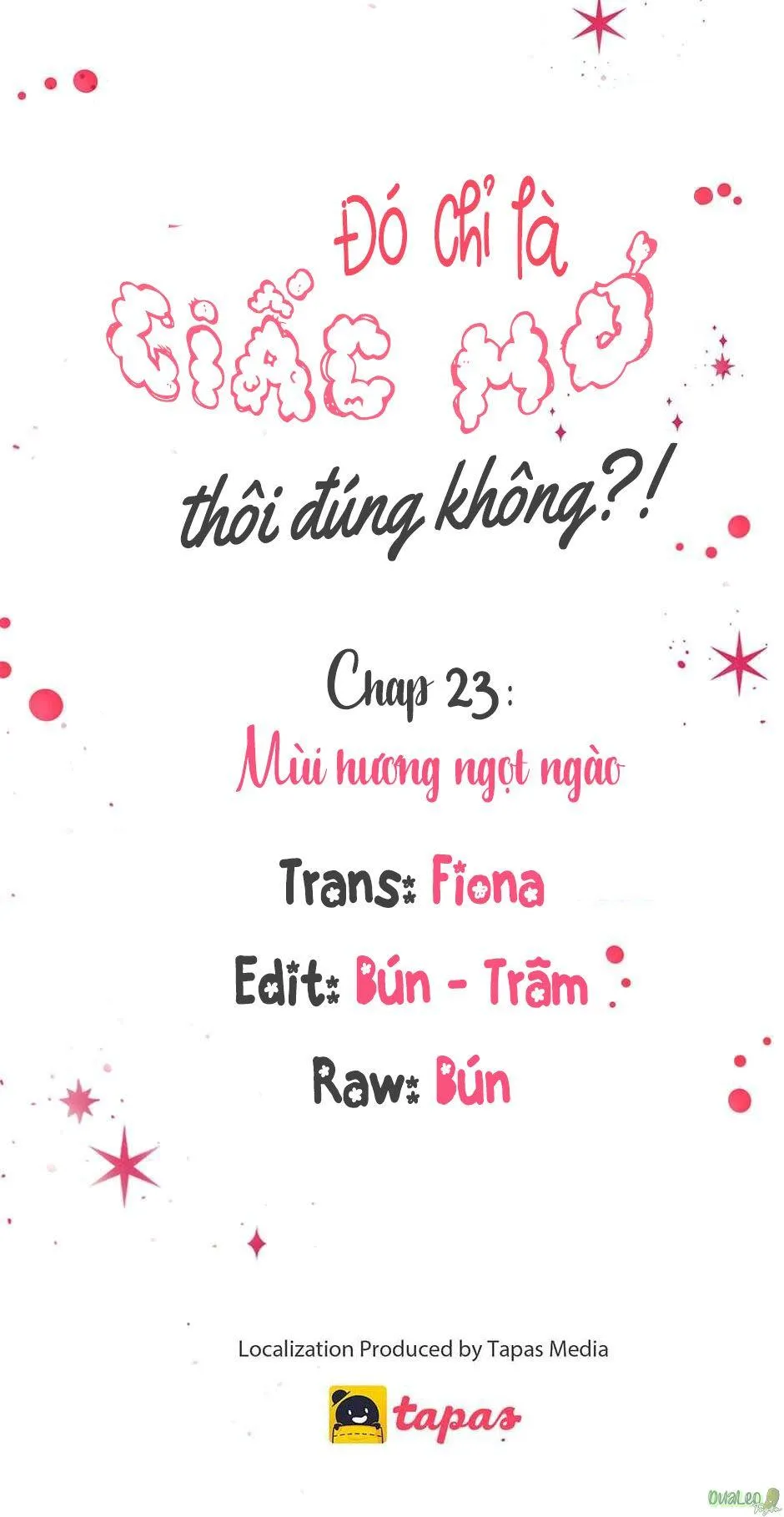 Chỉ Là Giấc Mơ Thôi Phải Không? Chapter 23 Trang 20