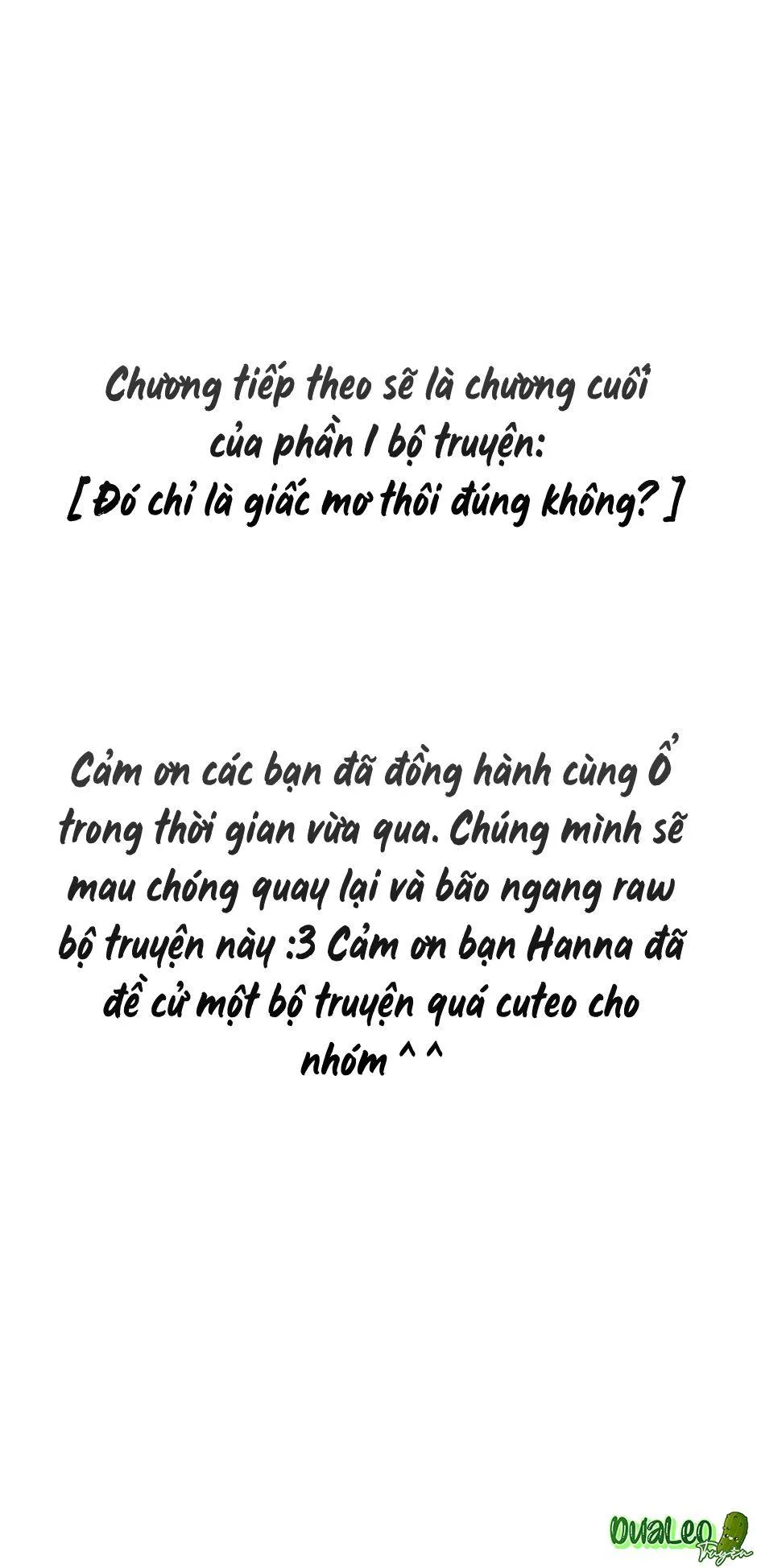 Chỉ Là Giấc Mơ Thôi Phải Không? Chapter 26 Trang 77