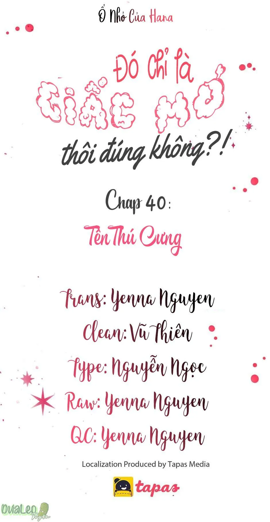 Chỉ Là Giấc Mơ Thôi Phải Không? Chapter 40 Trang 36