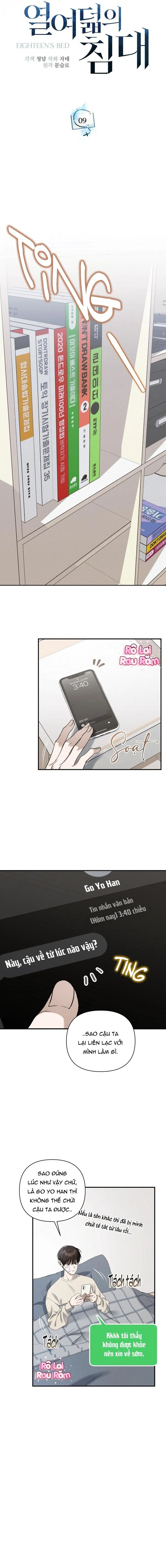 CHIẾC GIƯỜNG TUỔI 18 Chapter 9 Trang 10