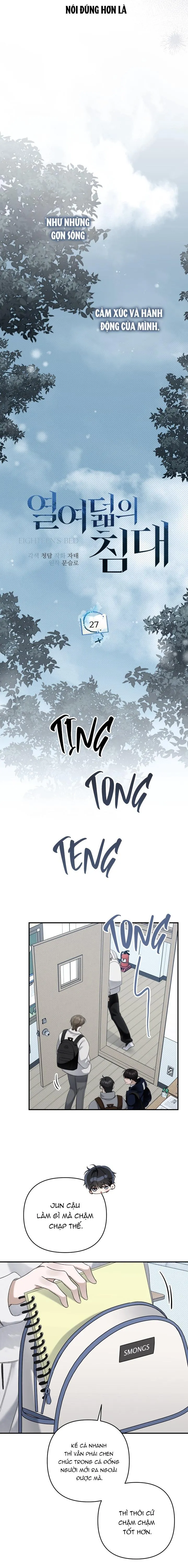 CHIẾC GIƯỜNG TUỔI 18 Chapter 27 Trang 5