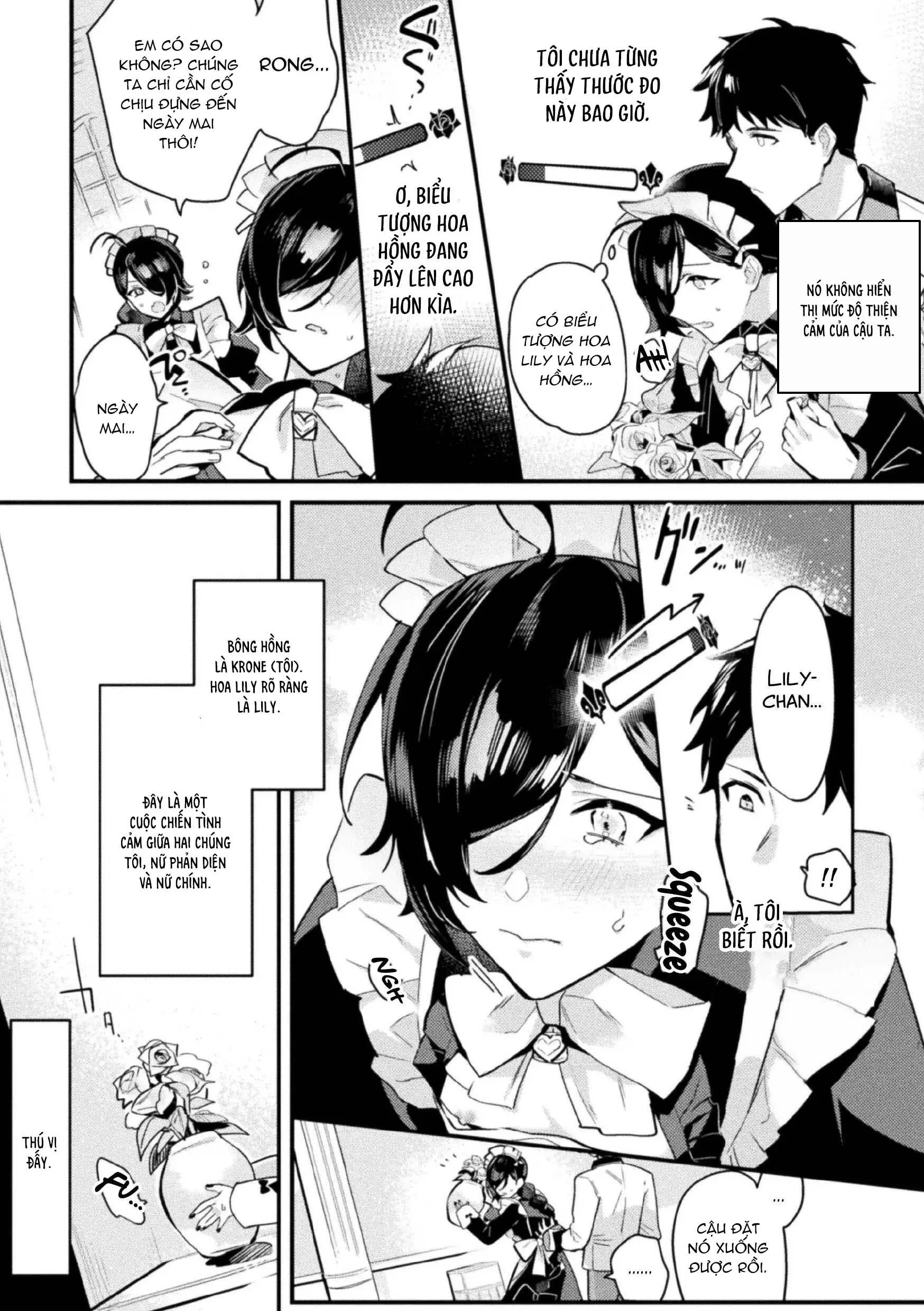 Chinh Phục Nhân Vật Otome Game Mơ Ước Nhờ Gian Lận Hệ Thống Tính Điểm Cảm Xúc Chapter 2 Trang 13