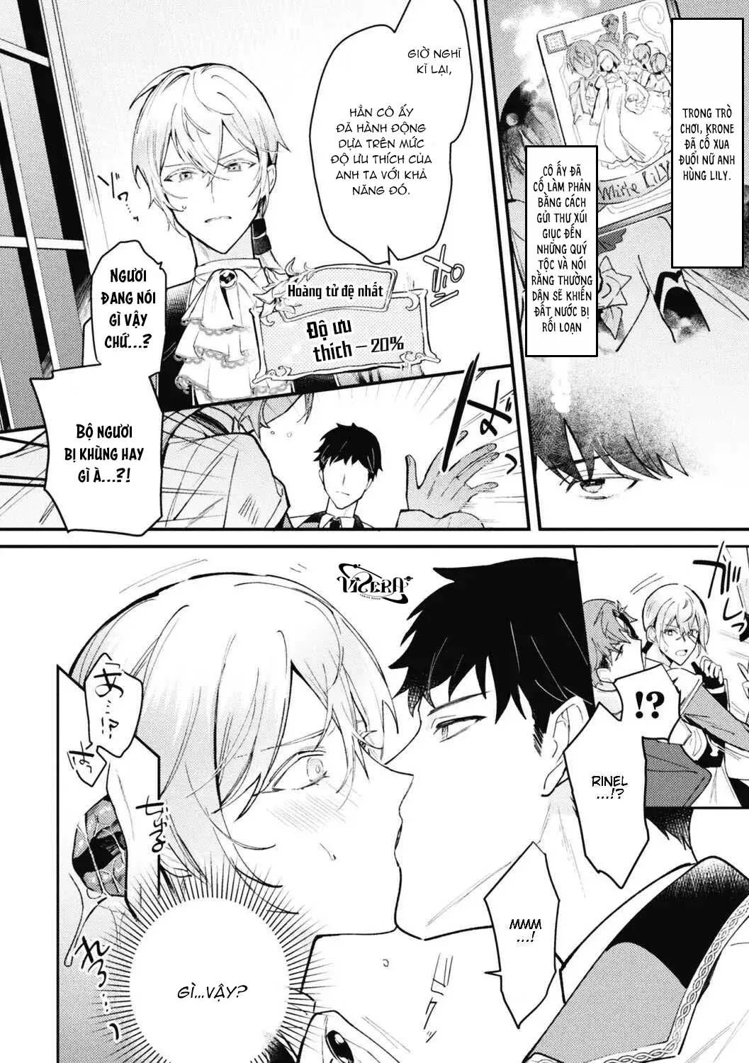 Chinh Phục Nhân Vật Otome Game Mơ Ước Nhờ Gian Lận Hệ Thống Tính Điểm Cảm Xúc Chapter 3 Trang 6