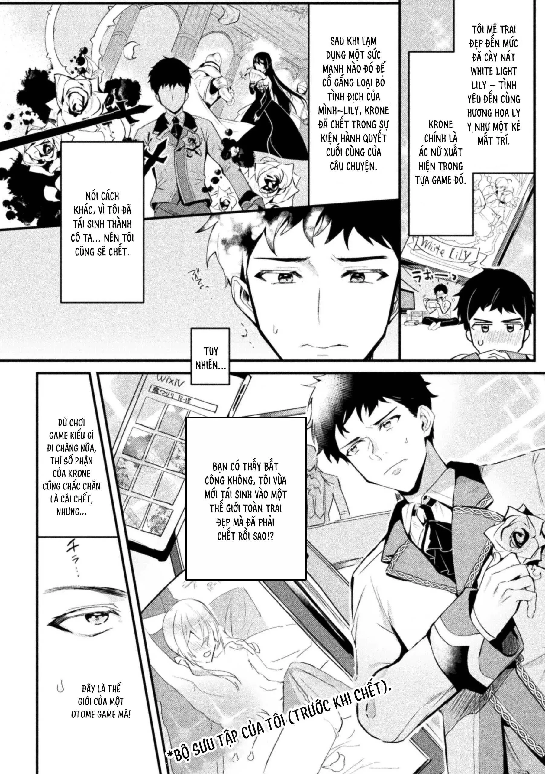 Chinh Phục Nhân Vật Otome Game Mơ Ước Nhờ Gian Lận Hệ Thống Tính Điểm Cảm Xúc Chapter 1 Trang 3