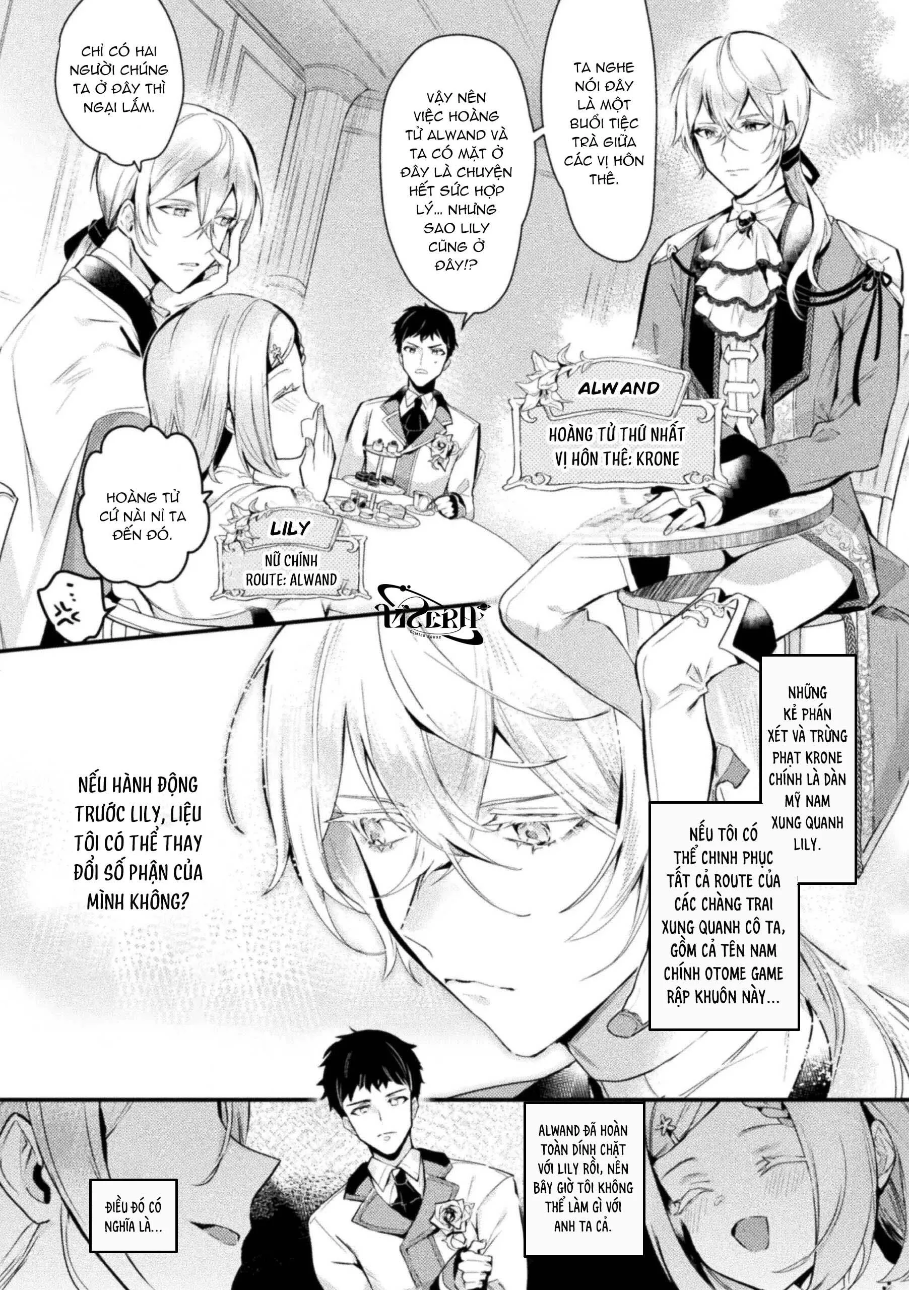 Chinh Phục Nhân Vật Otome Game Mơ Ước Nhờ Gian Lận Hệ Thống Tính Điểm Cảm Xúc Chapter 1 Trang 4