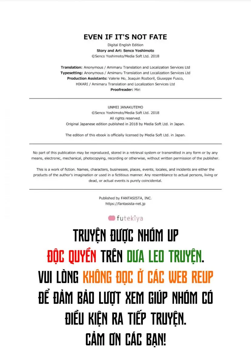 Cho Dù Không Là Định Mệnh Chapter 1 Trang 26