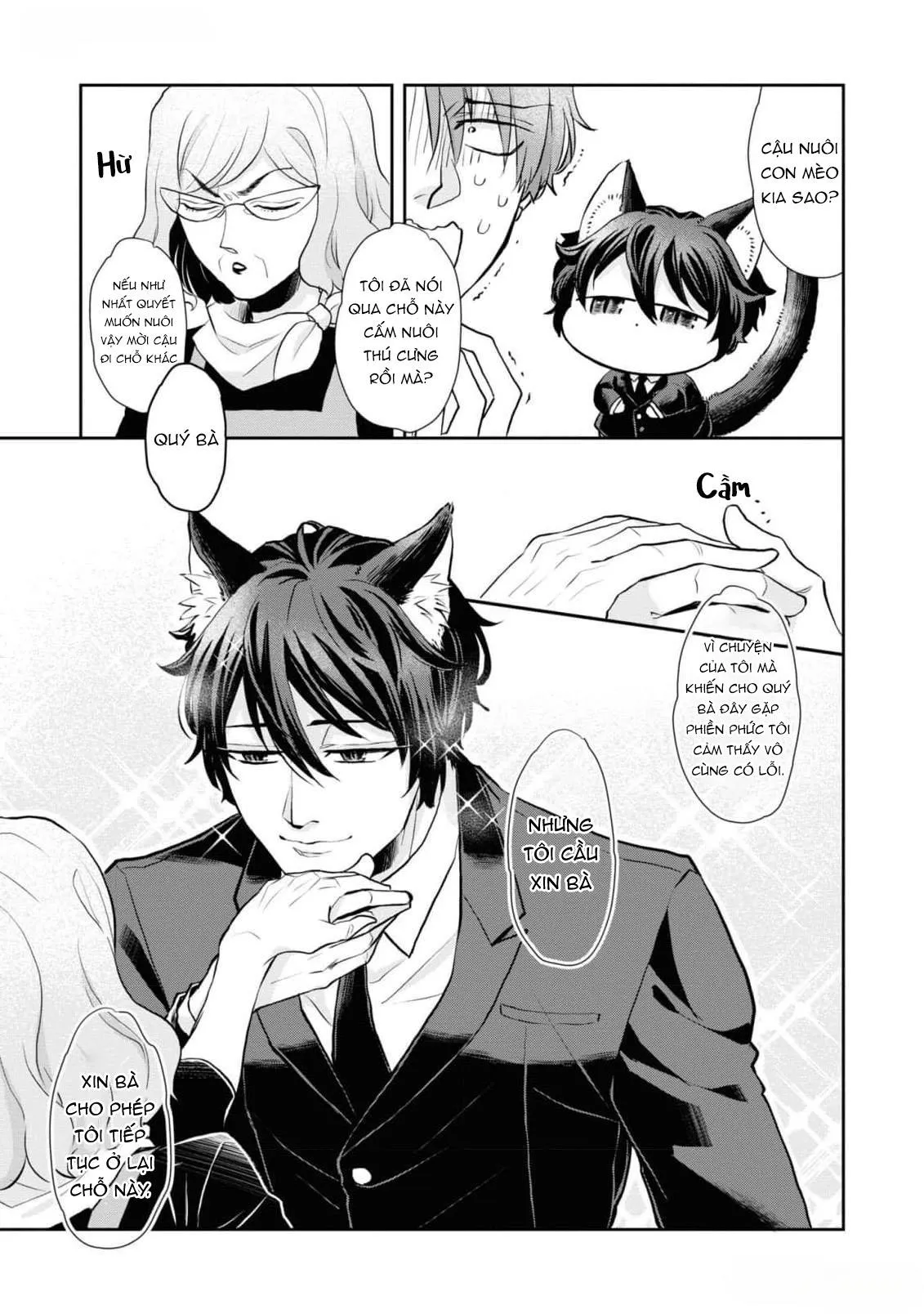 Chú mèo đẹp trai muốn được Haruta nuôi dưỡng Chapter 2 Trang 7