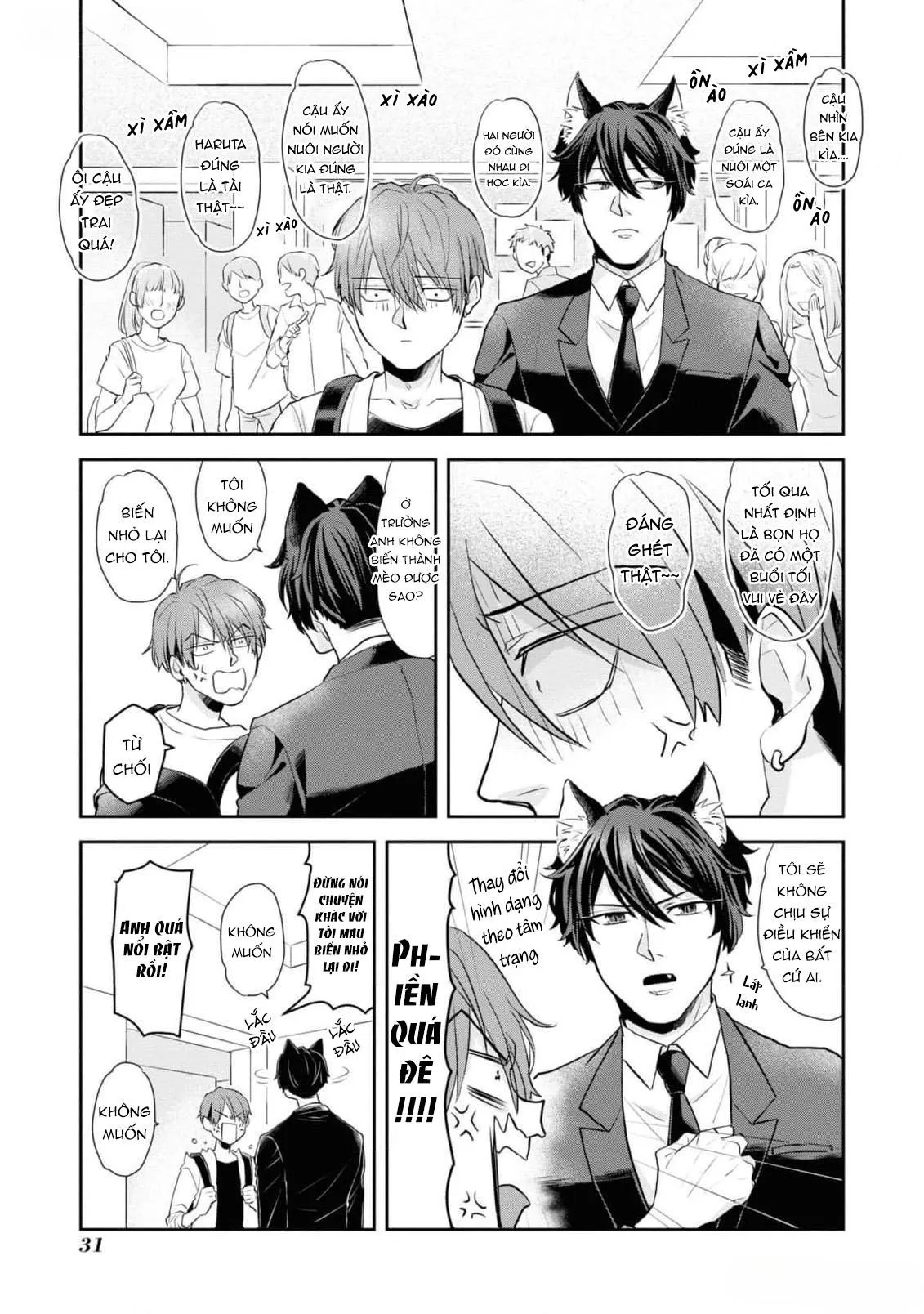 Chú mèo đẹp trai muốn được Haruta nuôi dưỡng Chapter 2 Trang 9
