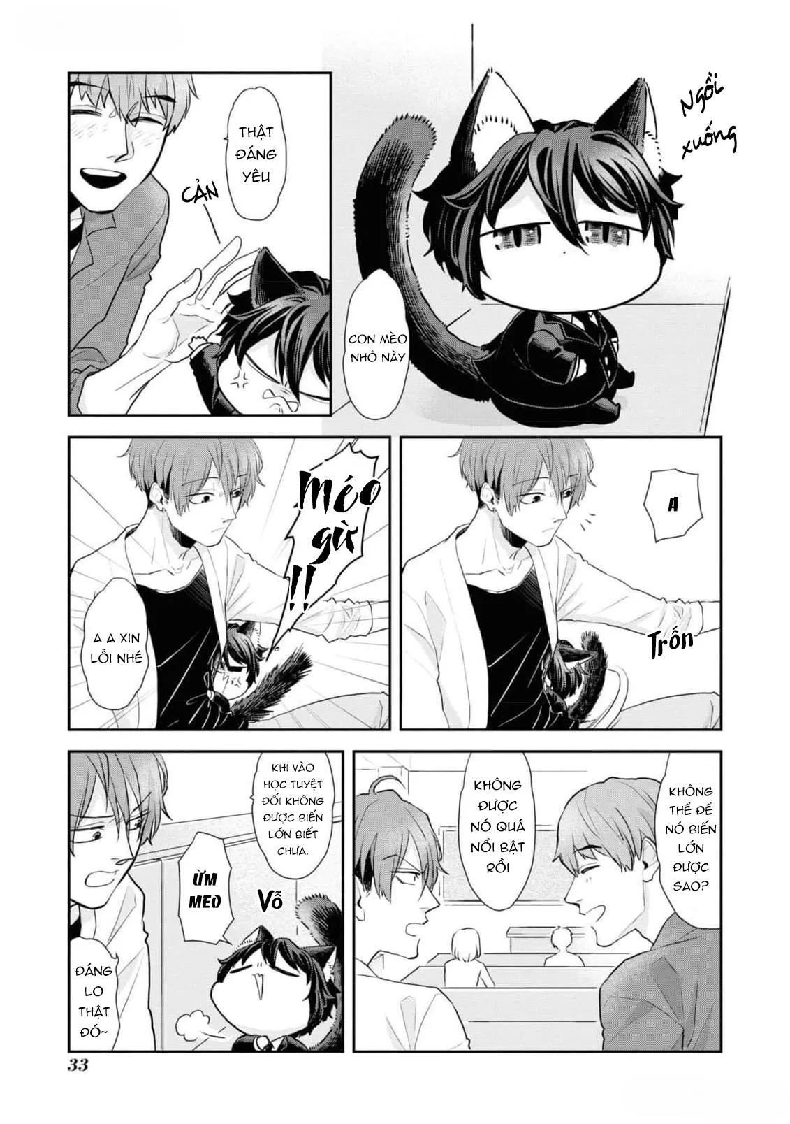 Chú mèo đẹp trai muốn được Haruta nuôi dưỡng Chapter 2 Trang 11