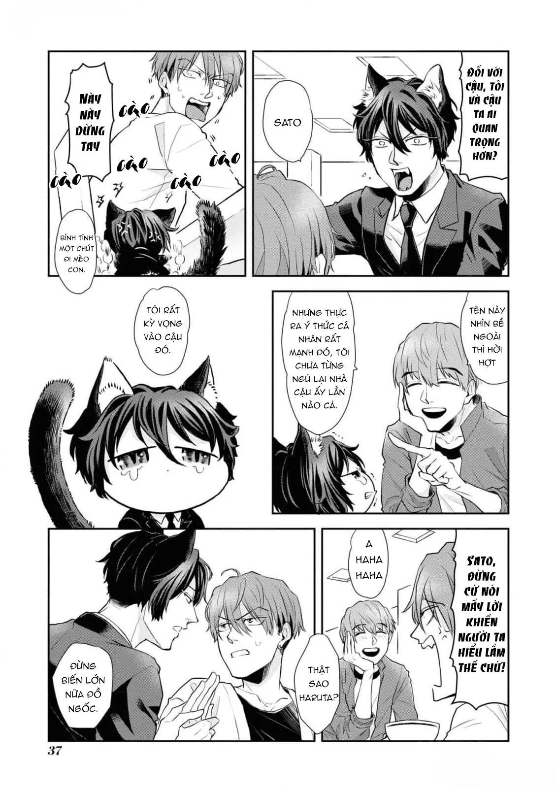 Chú mèo đẹp trai muốn được Haruta nuôi dưỡng Chapter 2 Trang 15