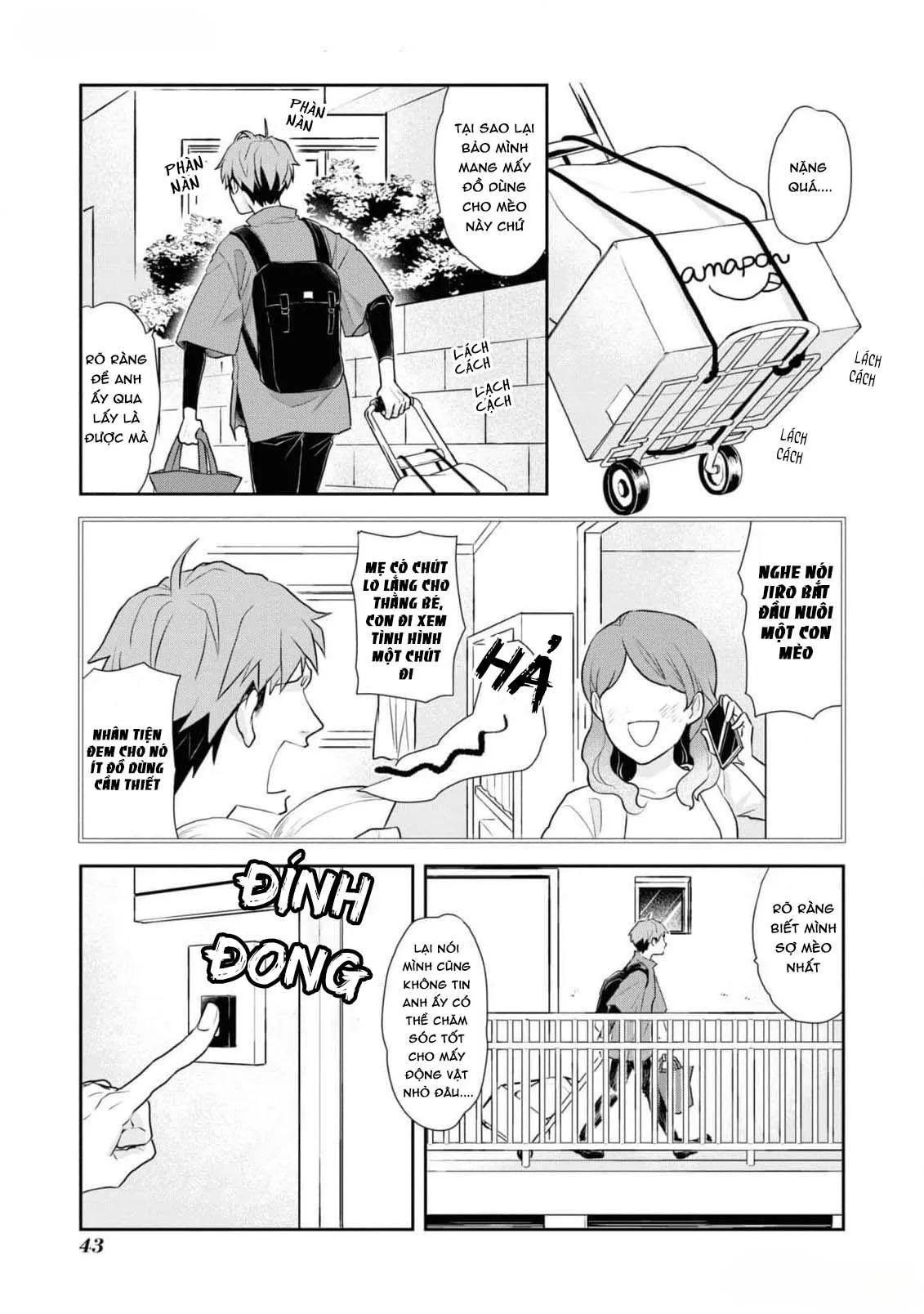 Chú mèo đẹp trai muốn được Haruta nuôi dưỡng Chapter 3 Trang 5