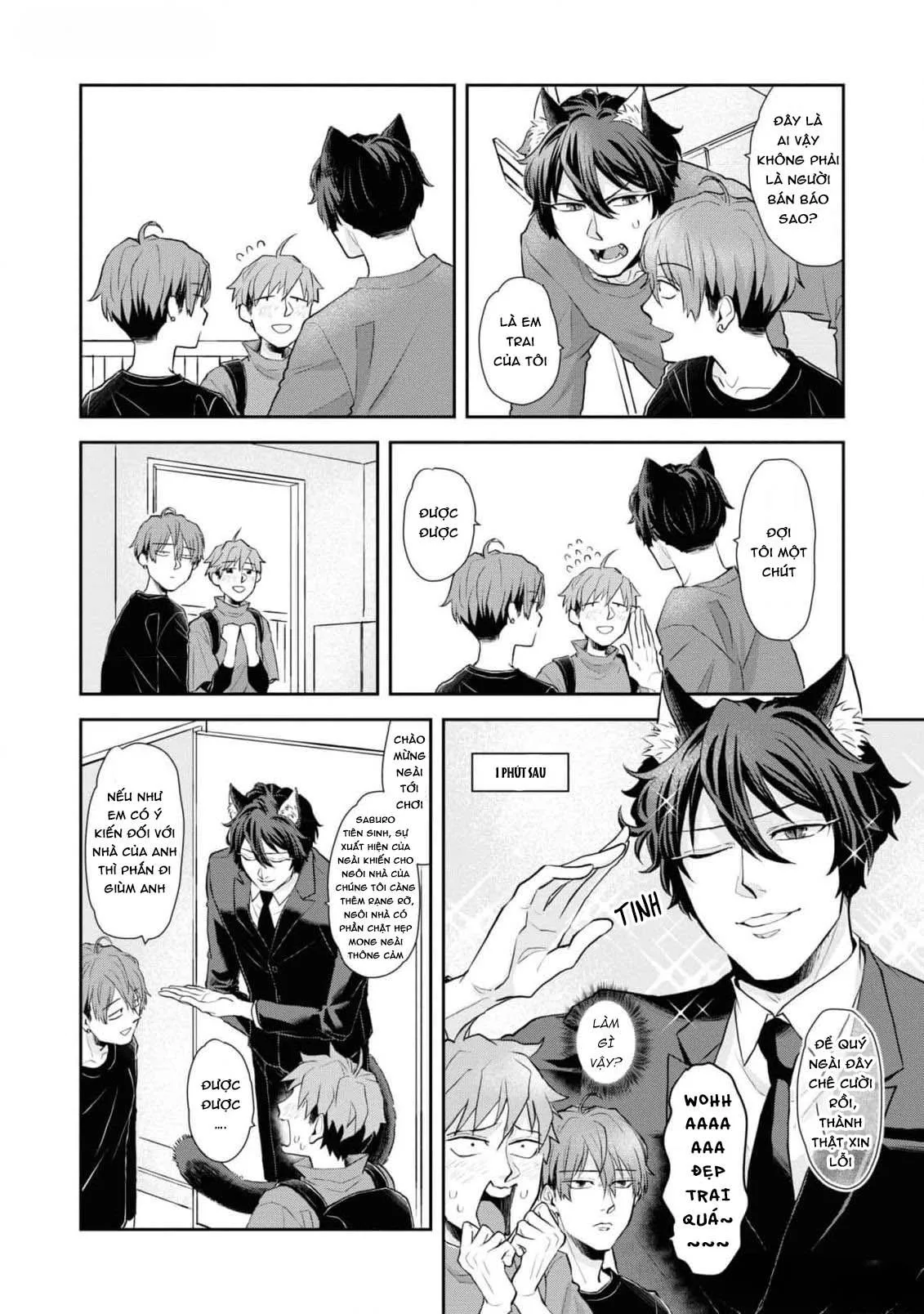 Chú mèo đẹp trai muốn được Haruta nuôi dưỡng Chapter 3 Trang 8