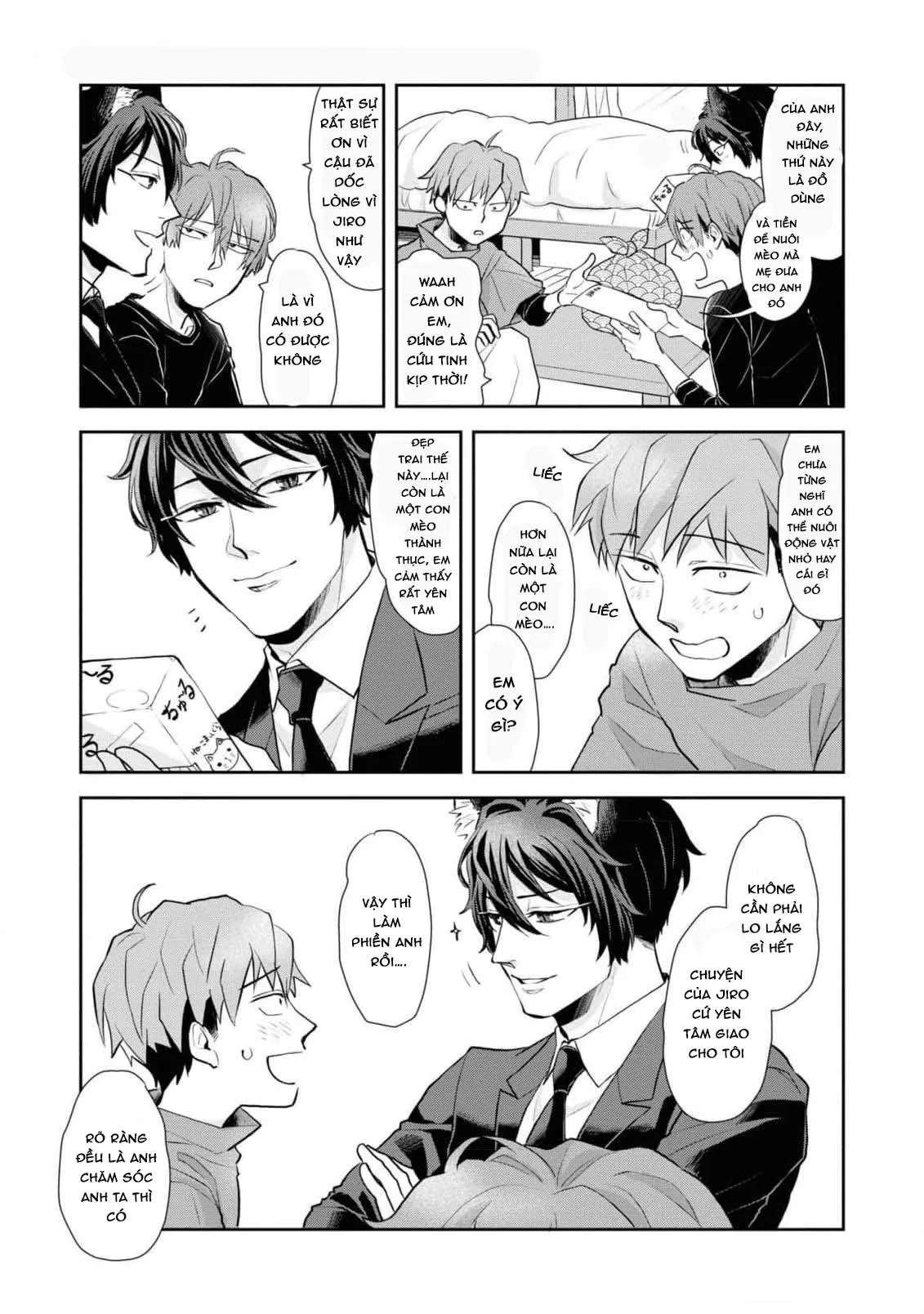 Chú mèo đẹp trai muốn được Haruta nuôi dưỡng Chapter 3 Trang 9