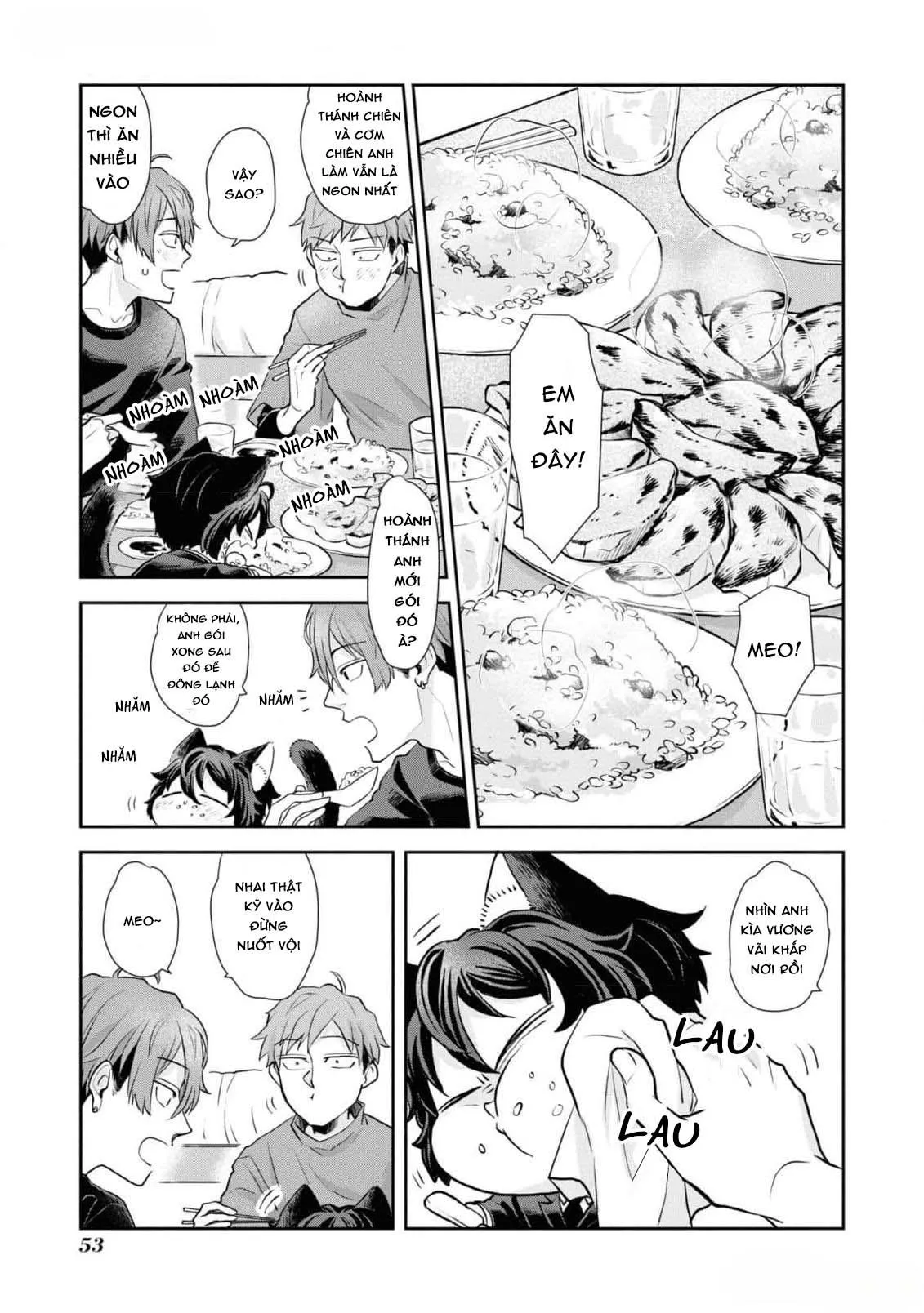 Chú mèo đẹp trai muốn được Haruta nuôi dưỡng Chapter 3 Trang 15