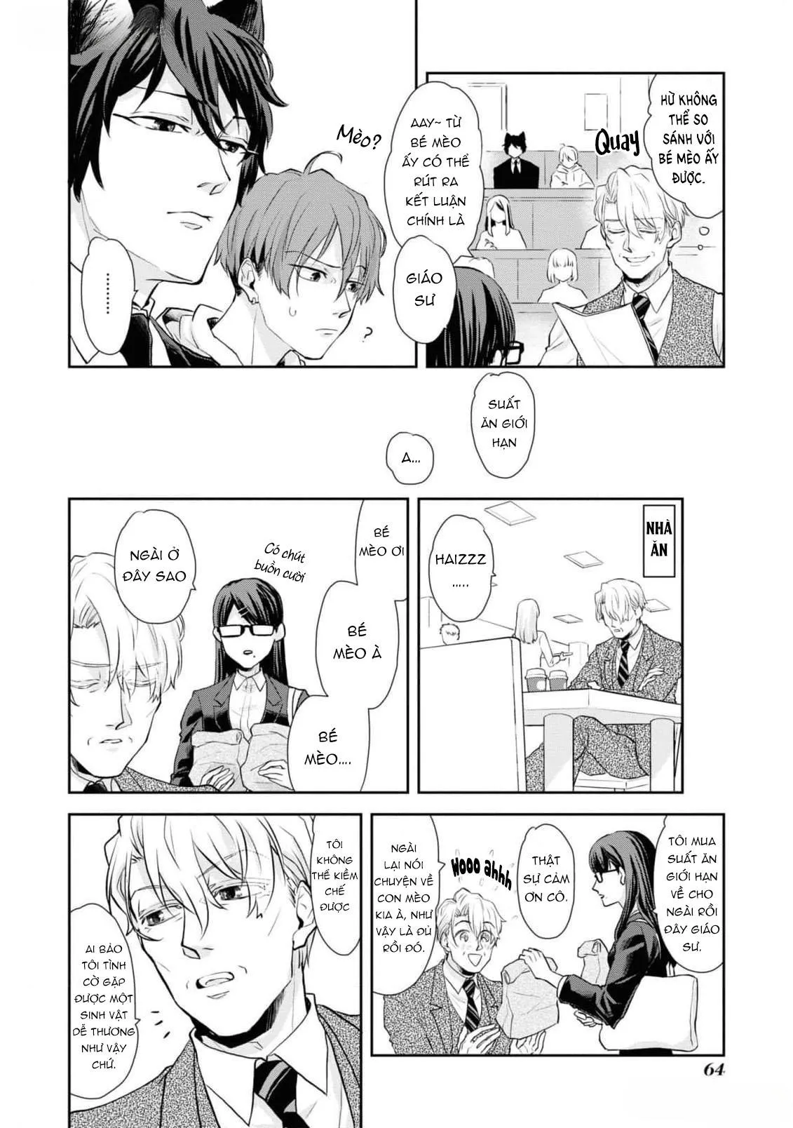 Chú mèo đẹp trai muốn được Haruta nuôi dưỡng Chapter 4 Trang 8