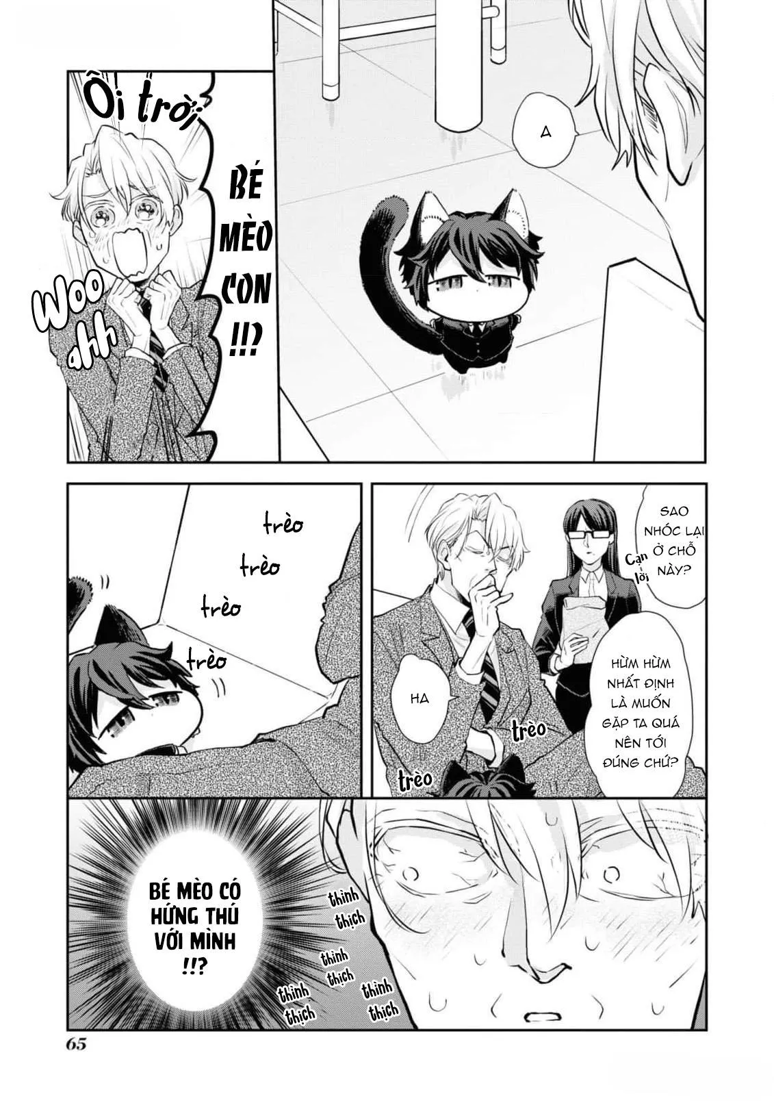 Chú mèo đẹp trai muốn được Haruta nuôi dưỡng Chapter 4 Trang 9