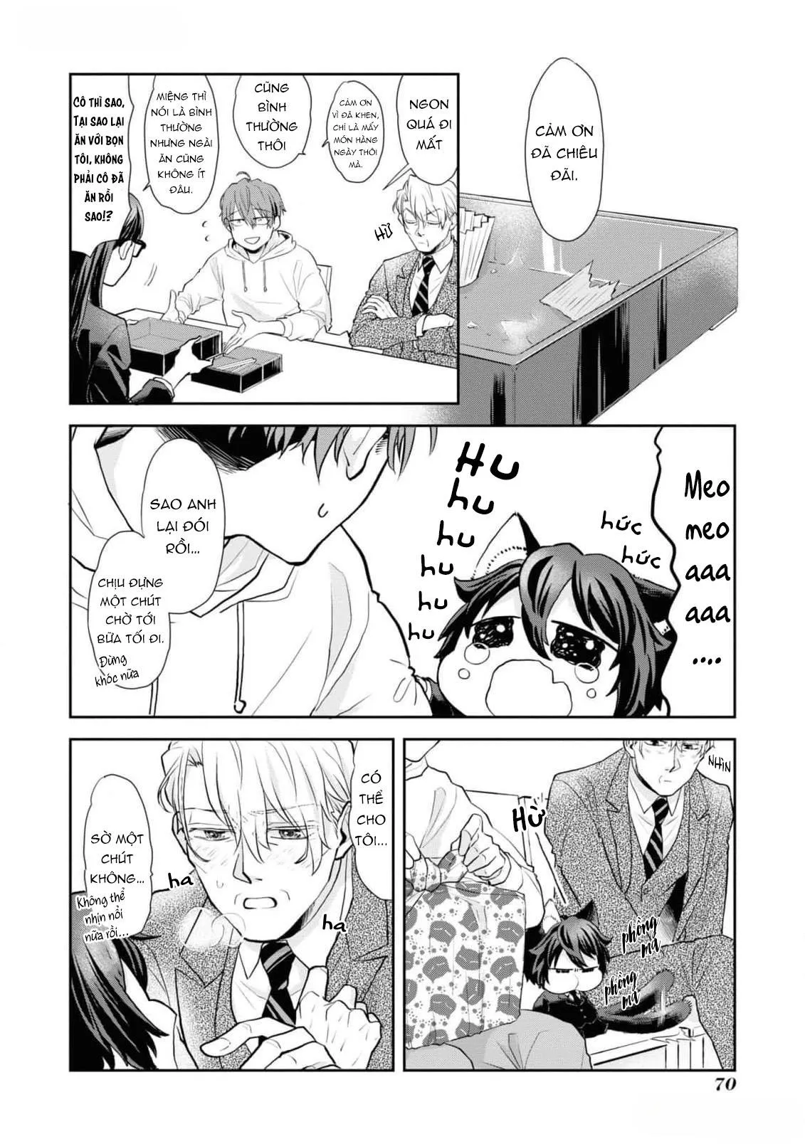 Chú mèo đẹp trai muốn được Haruta nuôi dưỡng Chapter 4 Trang 14