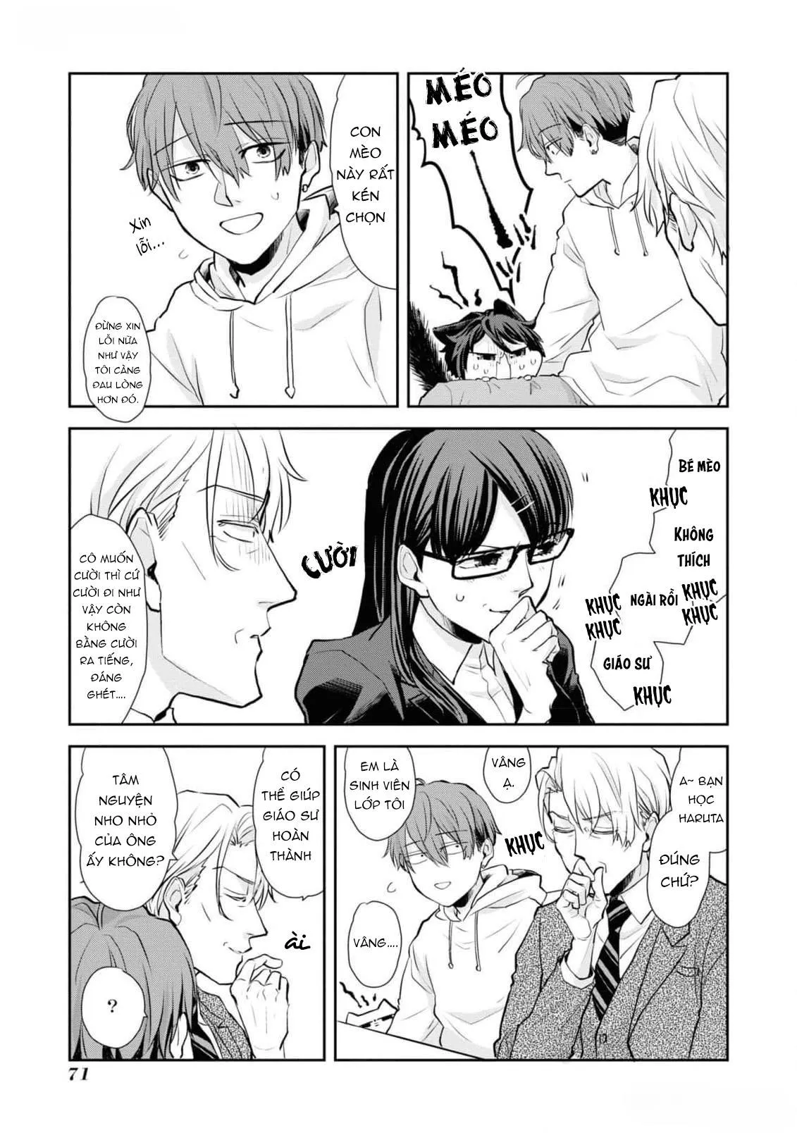 Chú mèo đẹp trai muốn được Haruta nuôi dưỡng Chapter 4 Trang 15