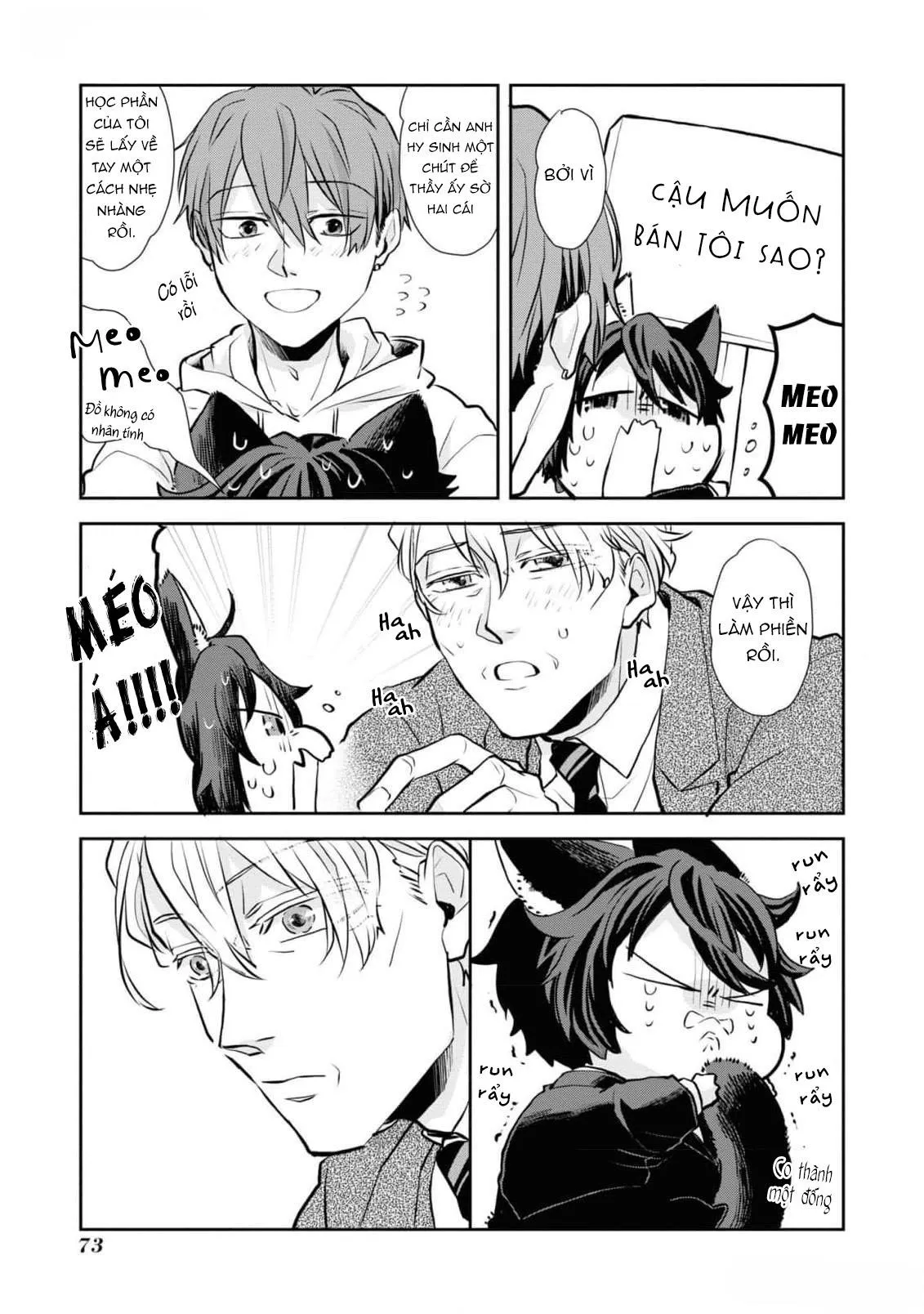 Chú mèo đẹp trai muốn được Haruta nuôi dưỡng Chapter 4 Trang 17