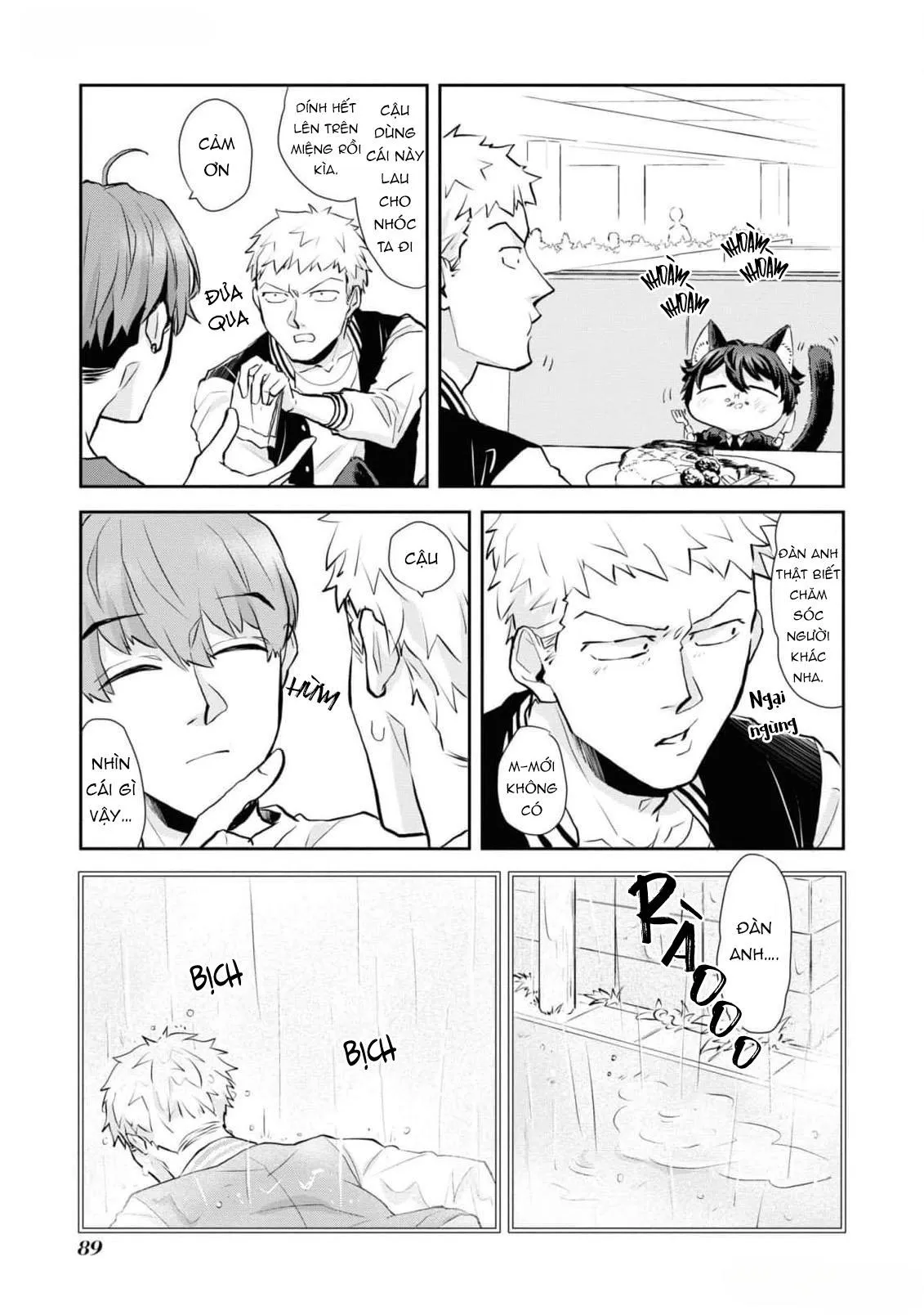 Chú mèo đẹp trai muốn được Haruta nuôi dưỡng Chapter 5 Trang 15