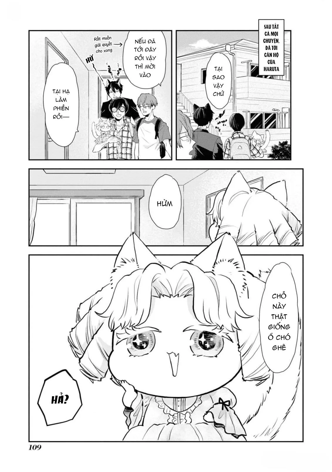 Chú mèo đẹp trai muốn được Haruta nuôi dưỡng Chapter 6 Trang 13