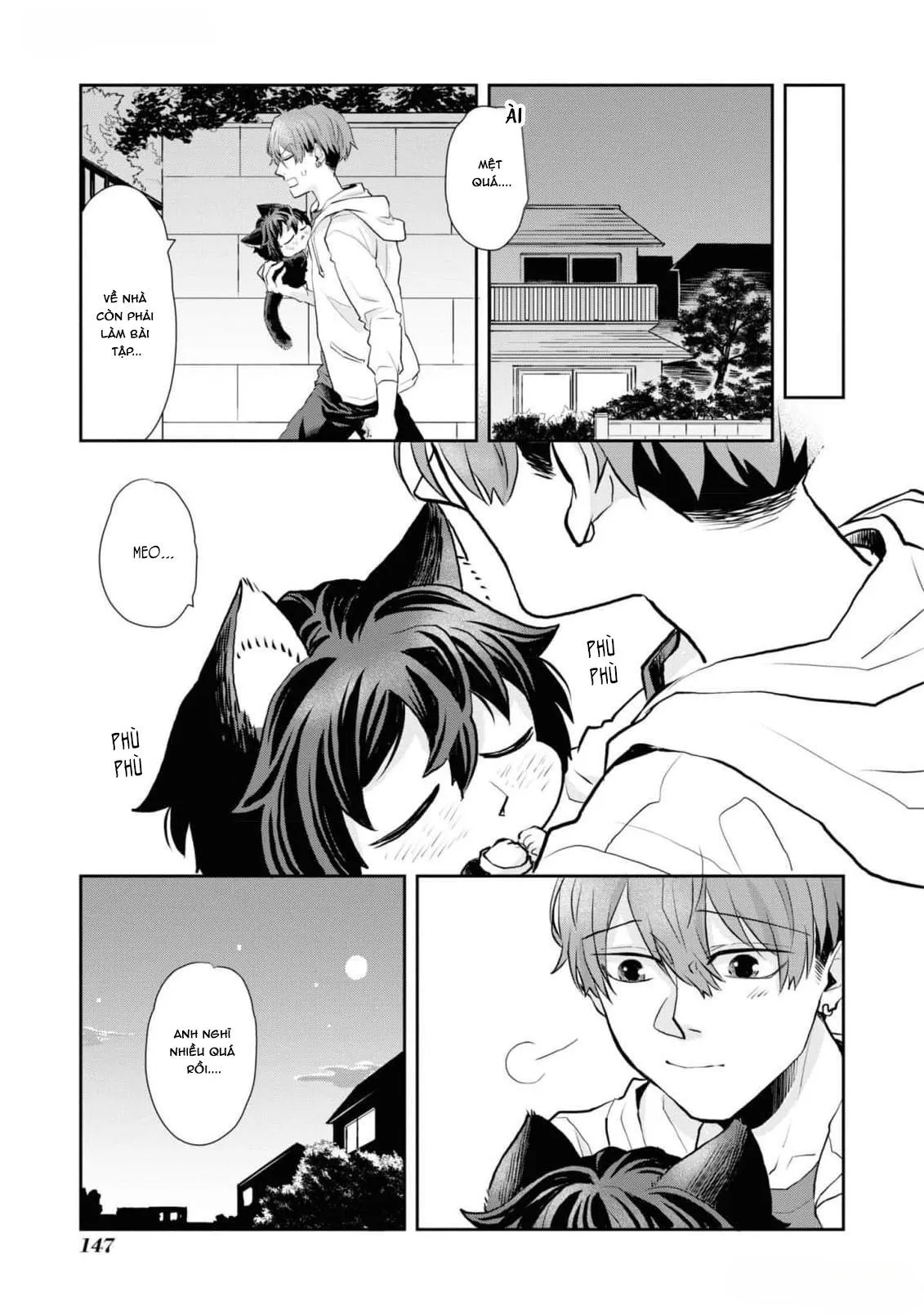 Chú mèo đẹp trai muốn được Haruta nuôi dưỡng Chapter 8 Trang 15