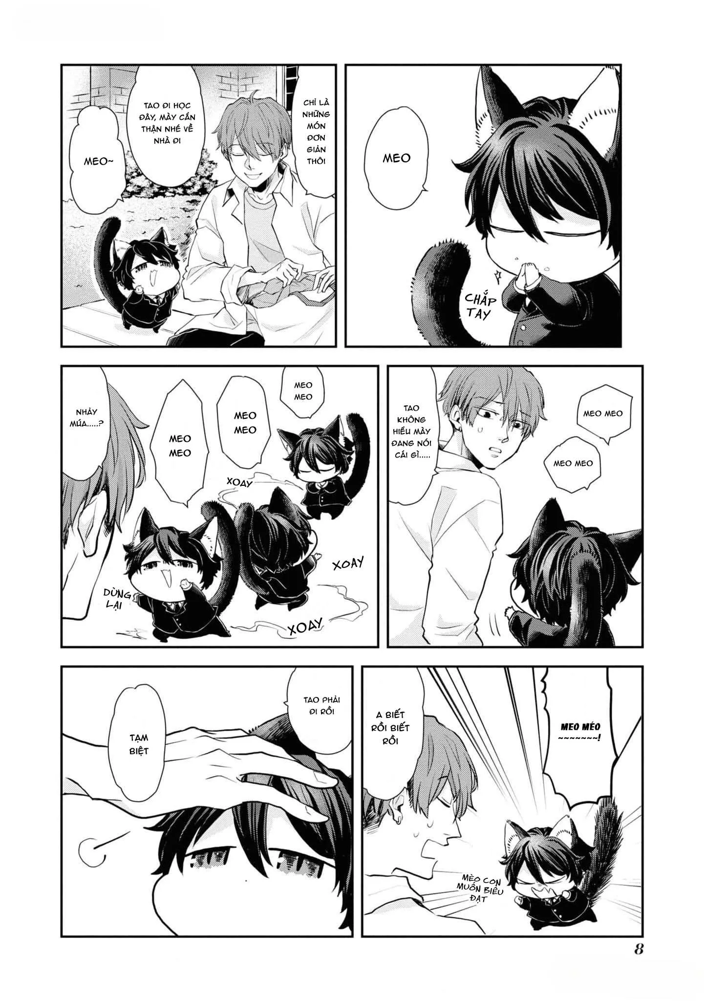 Chú mèo đẹp trai muốn được Haruta nuôi dưỡng Chapter 1 Trang 7