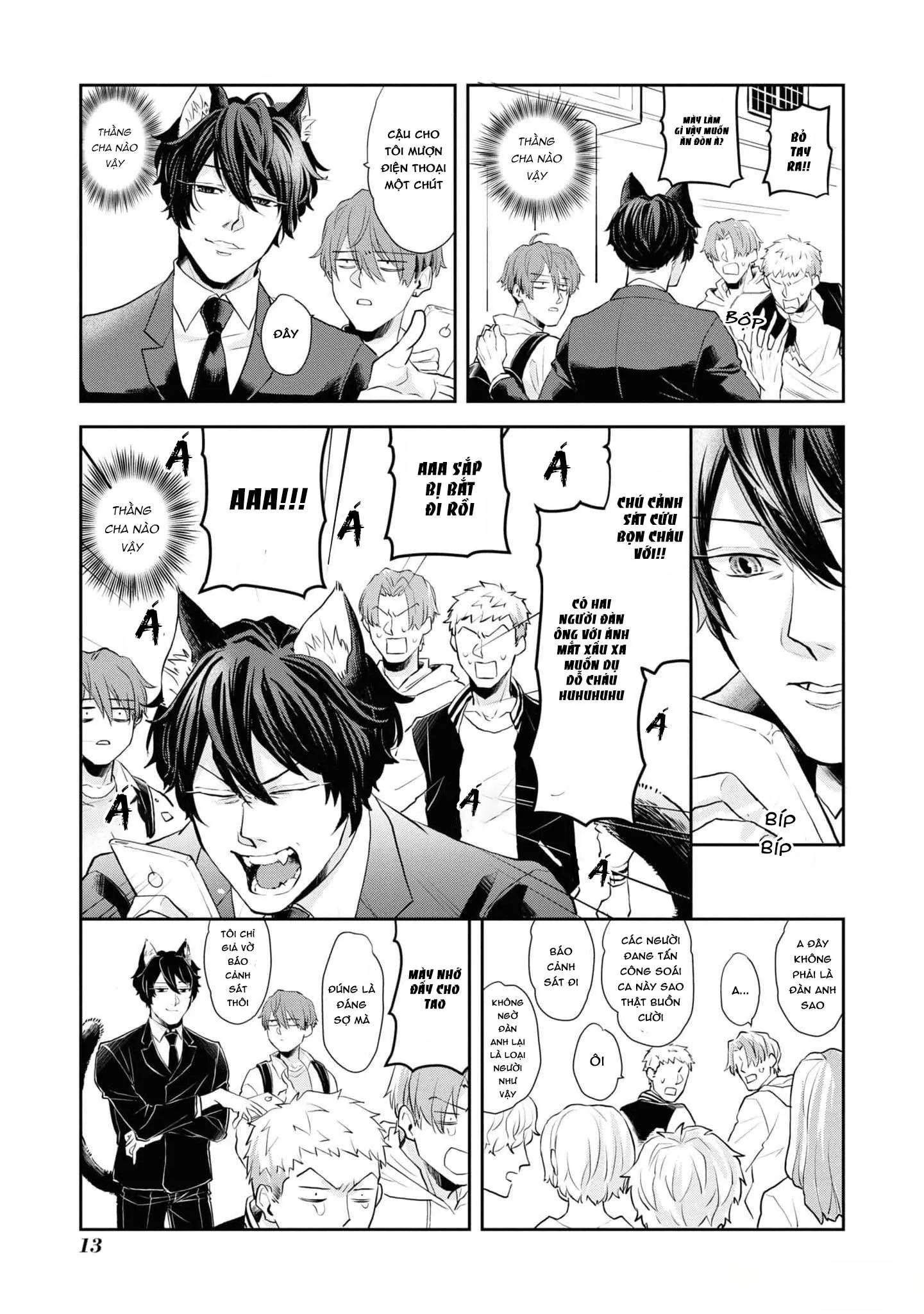 Chú mèo đẹp trai muốn được Haruta nuôi dưỡng Chapter 1 Trang 12