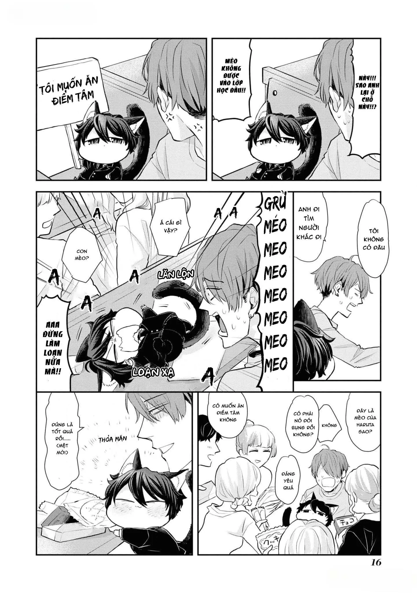 Chú mèo đẹp trai muốn được Haruta nuôi dưỡng Chapter 1 Trang 15