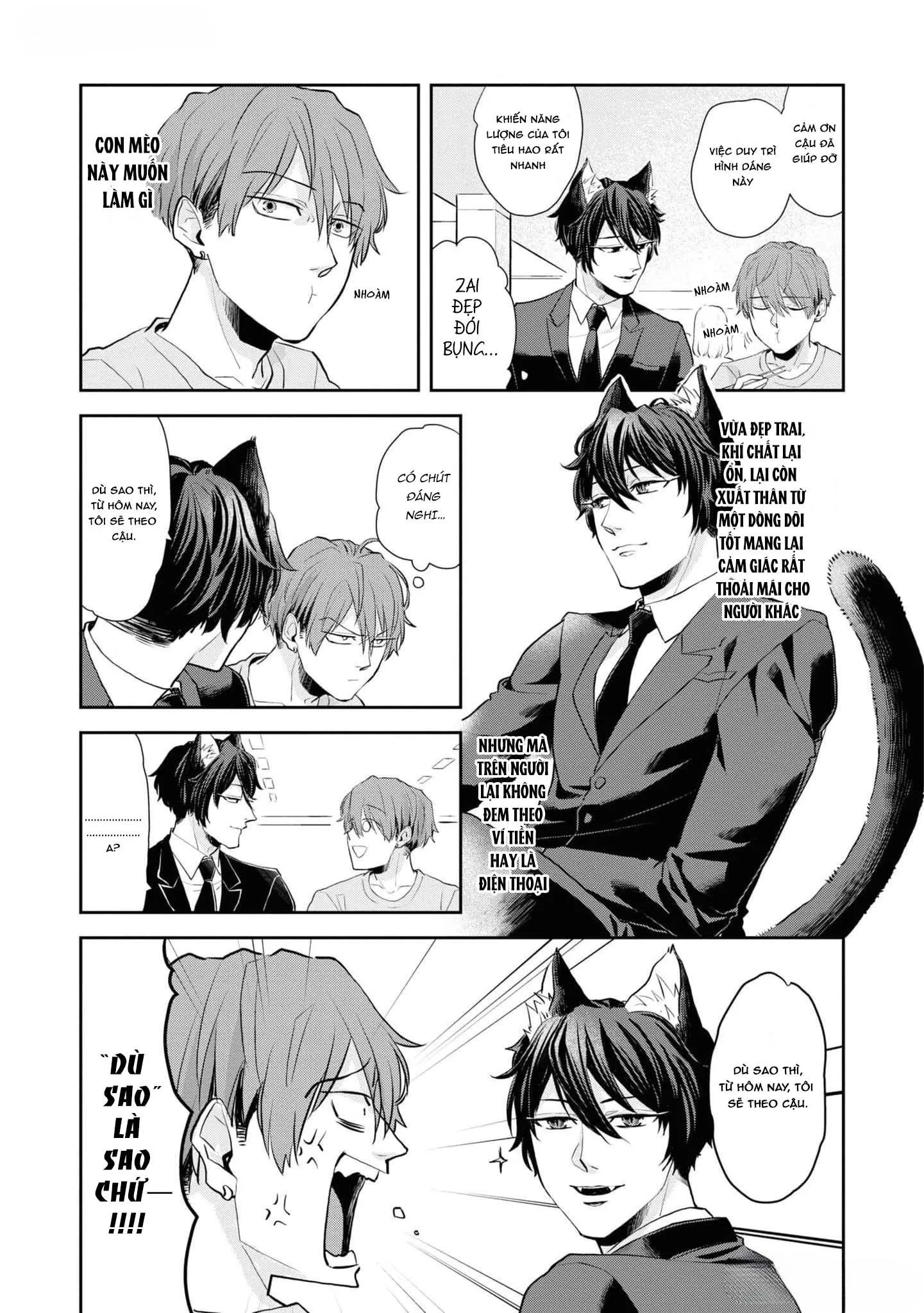 Chú mèo đẹp trai muốn được Haruta nuôi dưỡng Chapter 1 Trang 18
