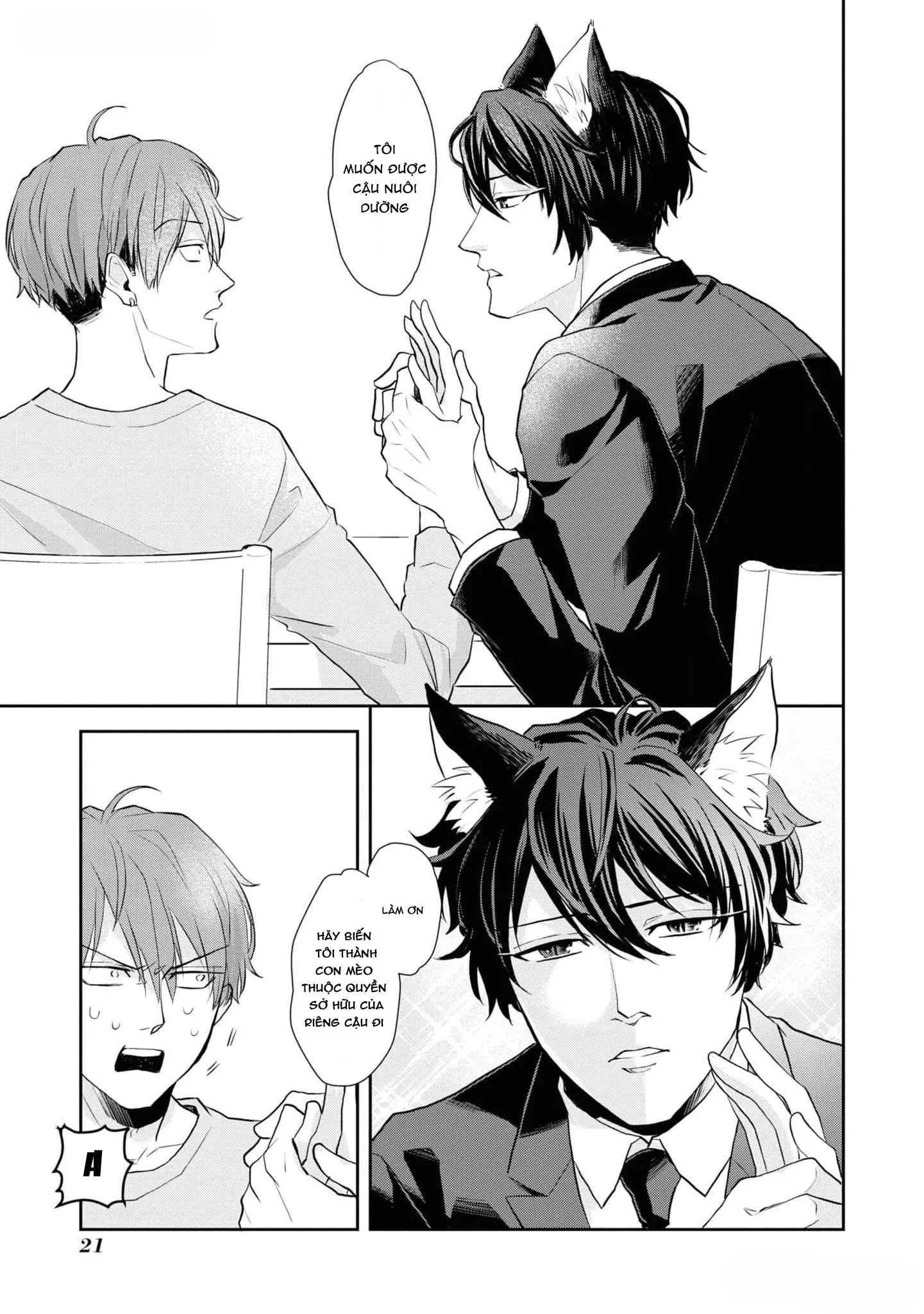 Chú mèo đẹp trai muốn được Haruta nuôi dưỡng Chapter 1 Trang 20