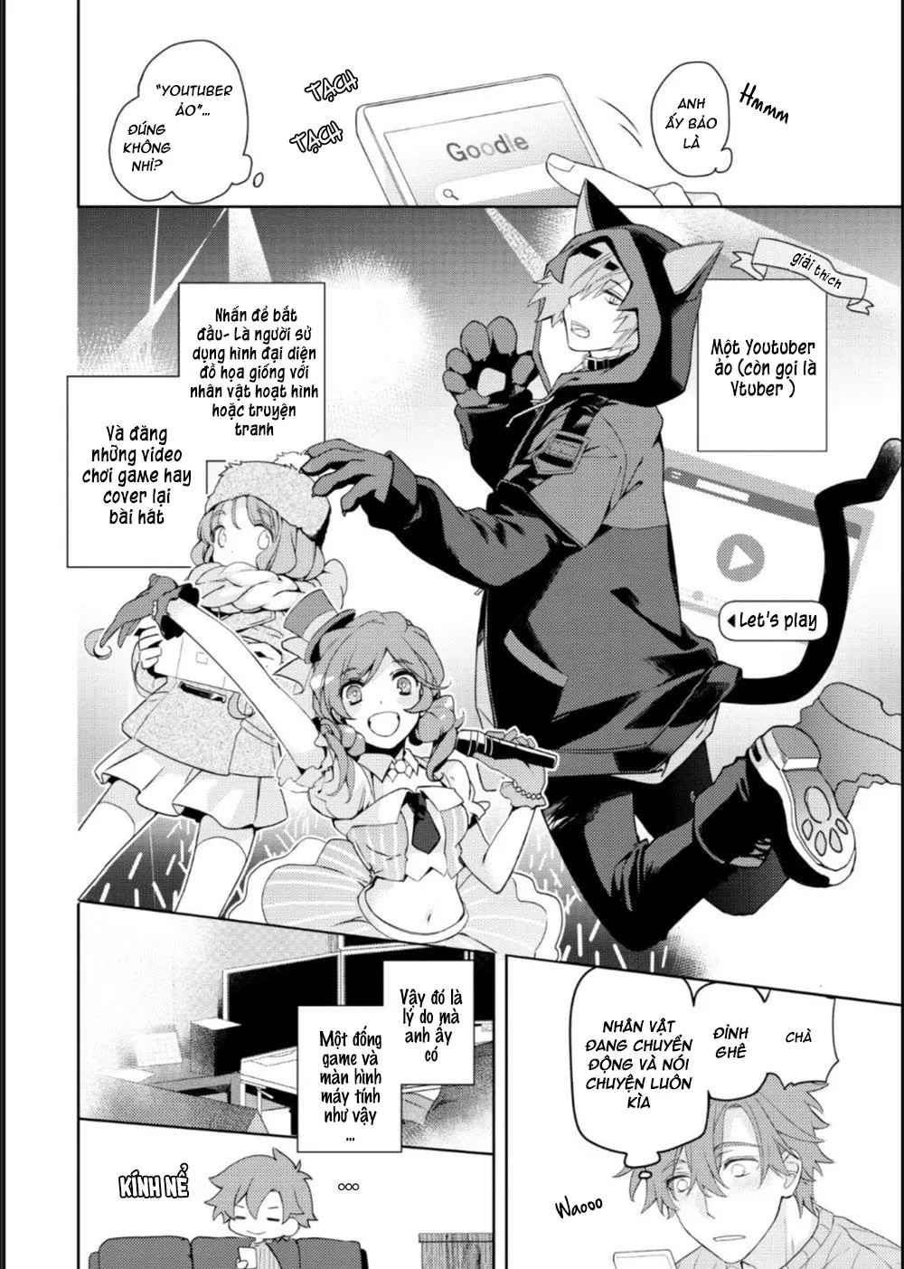Chú Mèo Nhà Nora Không Giỏi Đối Phó Với Giống Chó Cỡ Lớn Chapter 2 Trang 7