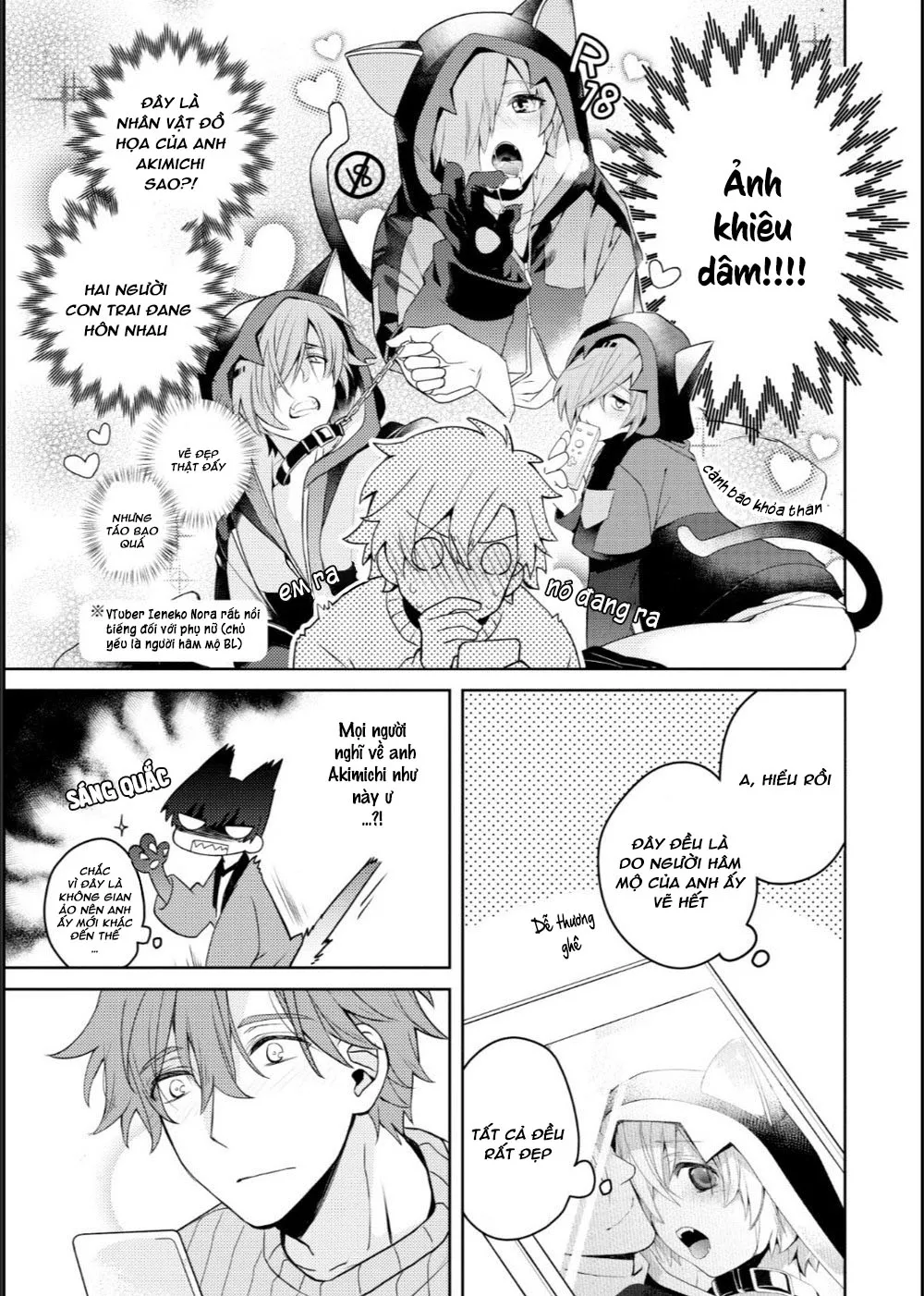 Chú Mèo Nhà Nora Không Giỏi Đối Phó Với Giống Chó Cỡ Lớn Chapter 2 Trang 10