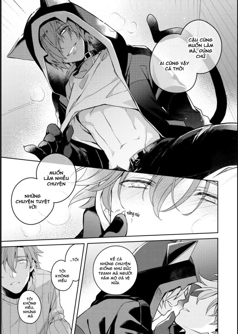 Chú Mèo Nhà Nora Không Giỏi Đối Phó Với Giống Chó Cỡ Lớn Chapter 2 Trang 20