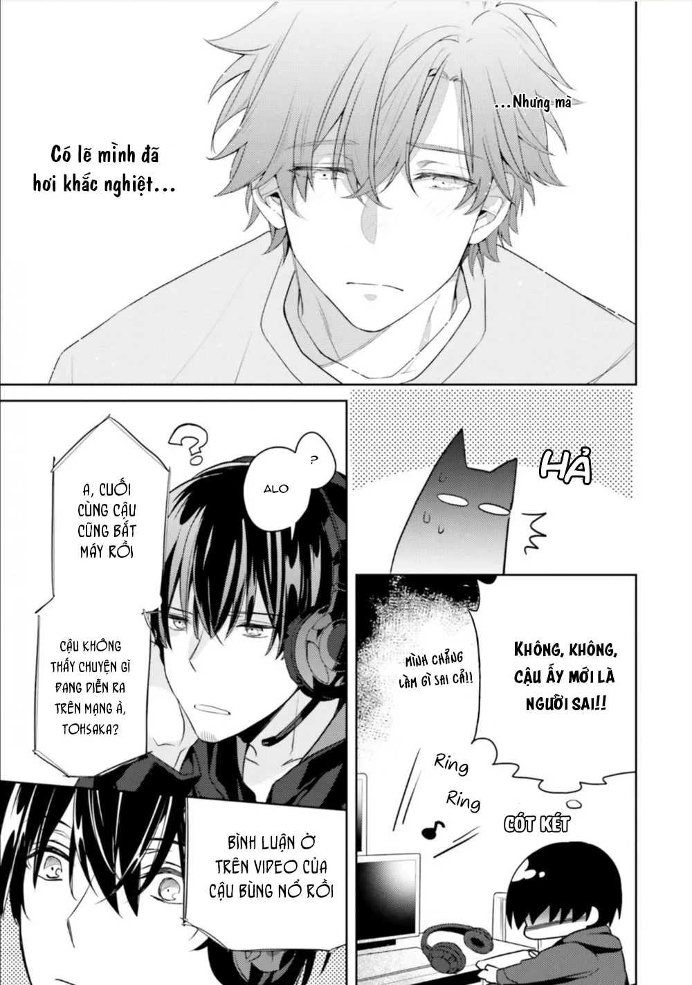 Chú Mèo Nhà Nora Không Giỏi Đối Phó Với Giống Chó Cỡ Lớn Chapter 4 Trang 21