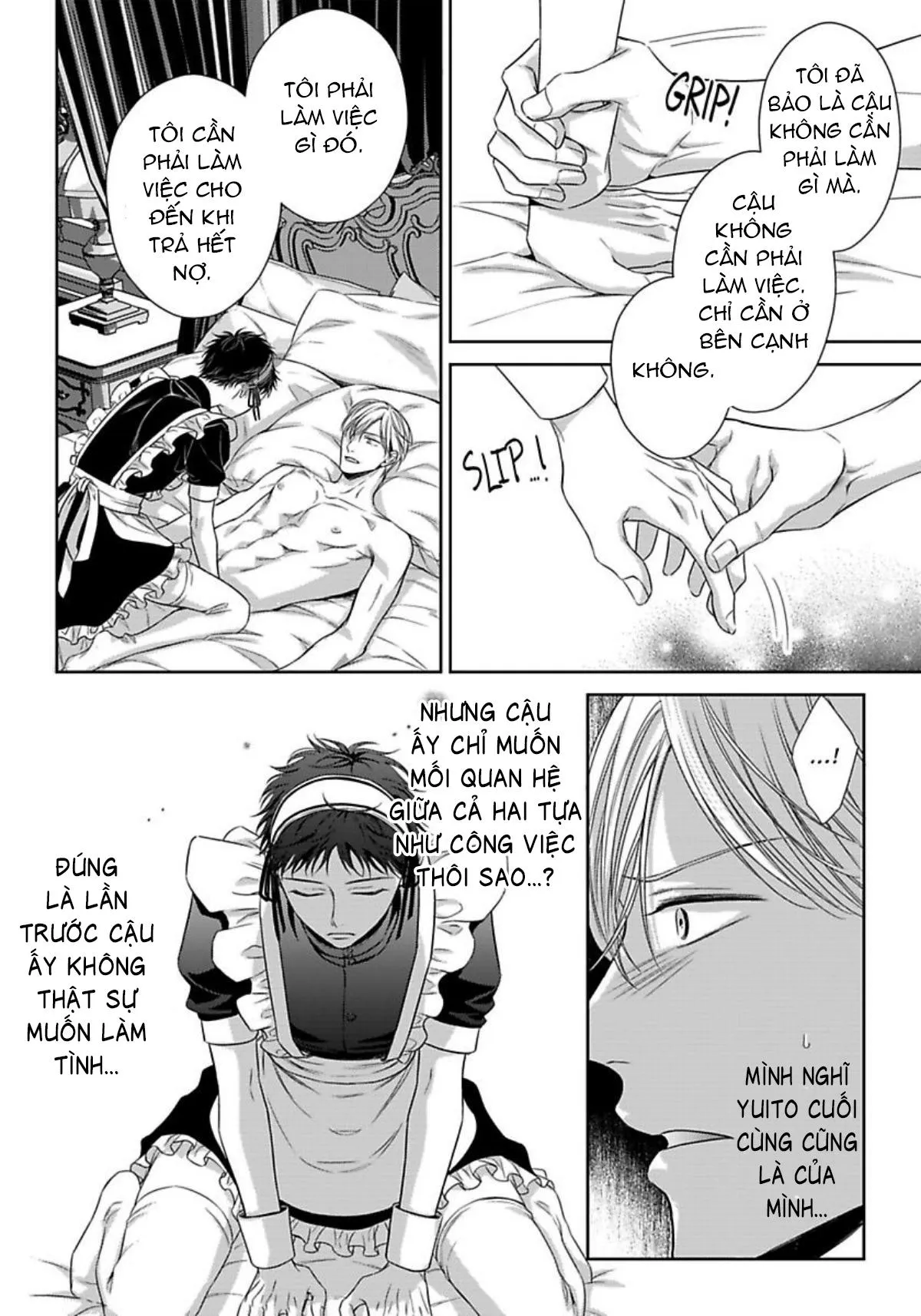 Chủ nhân làm cơ thể tôi như muốn tan chảy Chapter 4 Trang 9