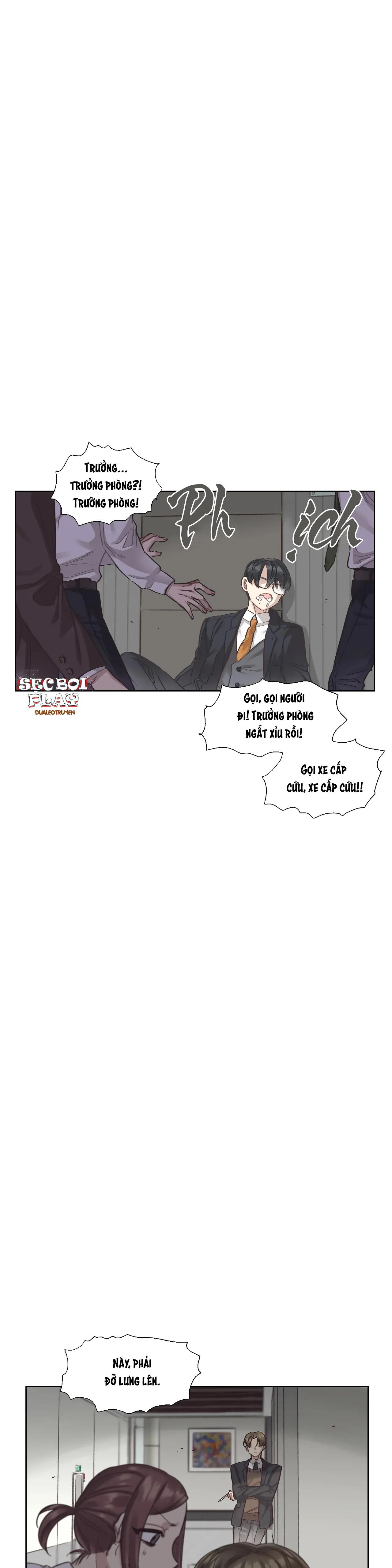 Chứng quá căng thẳng của tiền bối Chapter 3 Trang 5