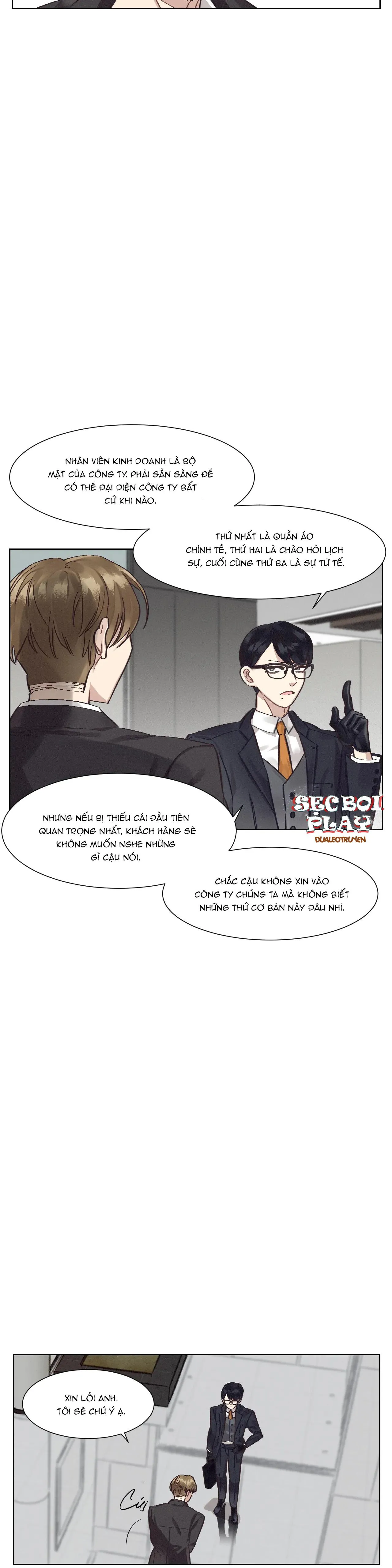 Chứng quá căng thẳng của tiền bối Chapter 1 Trang 10