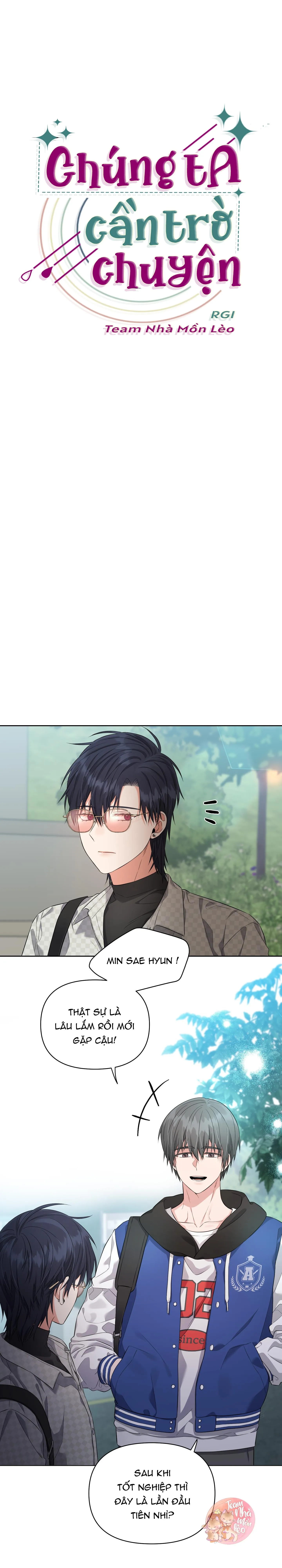 CHÚNG TA CẦN TRÒ CHUYỆN Chapter 5 Trang 6