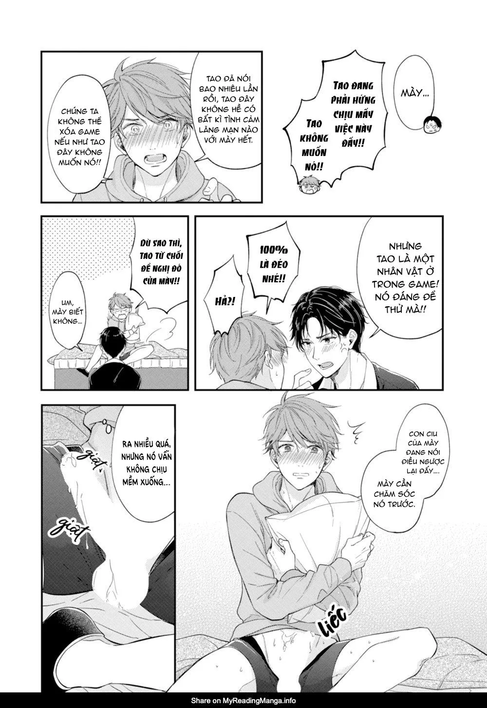 Sau khi trở thành nhân vật chính trong game BL, tôi được đối thủ si mê Chapter 2 Trang 3