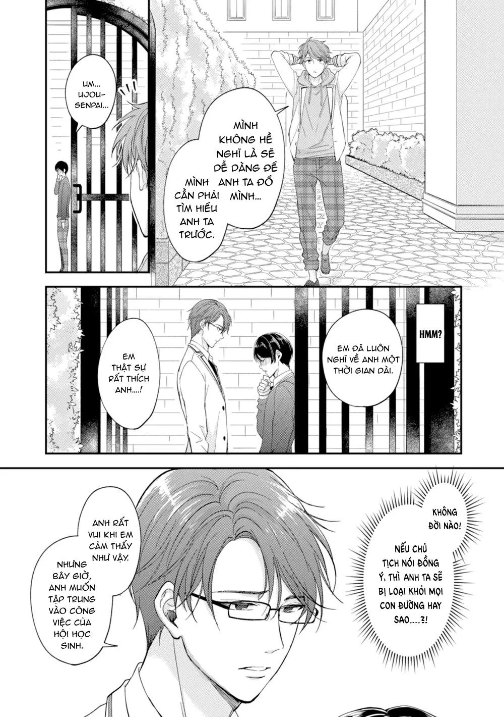 Sau khi trở thành nhân vật chính trong game BL, tôi được đối thủ si mê Chapter 2 Trang 16