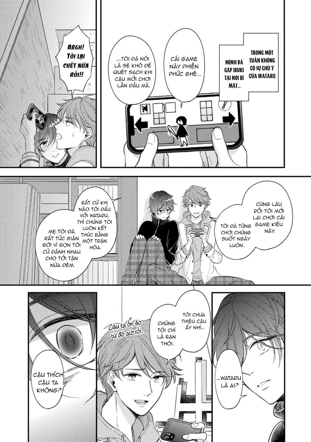 Sau khi trở thành nhân vật chính trong game BL, tôi được đối thủ si mê Chapter 3 Trang 8